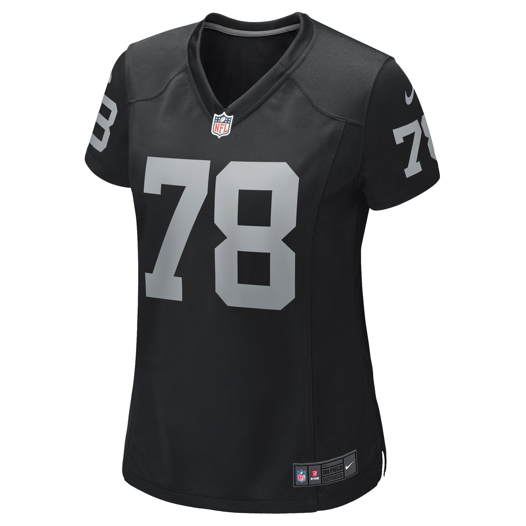 Art Shell Las Vegas Raiders Women's Game Retired Player Jersey - Black - myjerseyhub