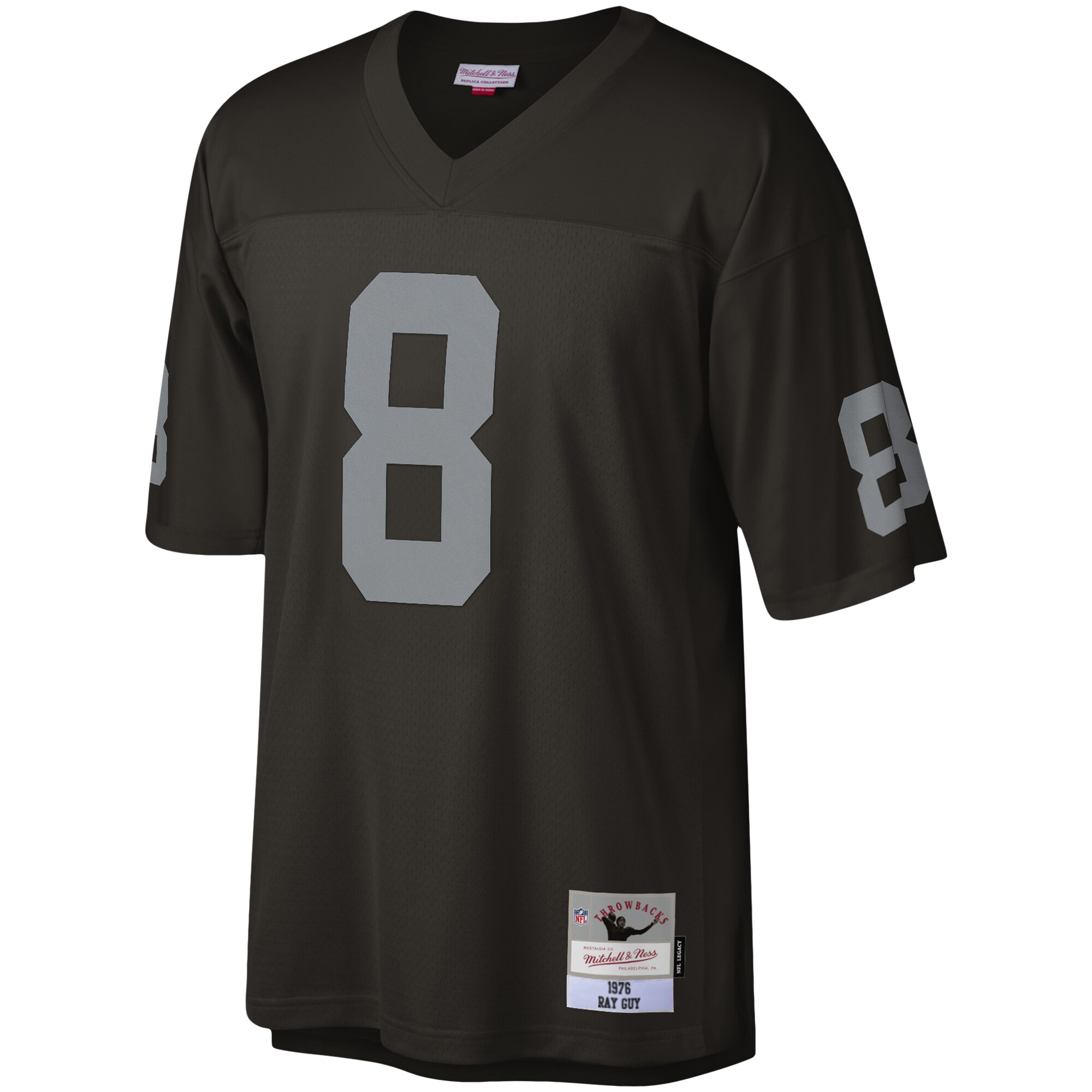 Ray Guy Las Vegas Raiders Mitchell & Ness Legacy Replica Jersey - Black - myjerseyhub