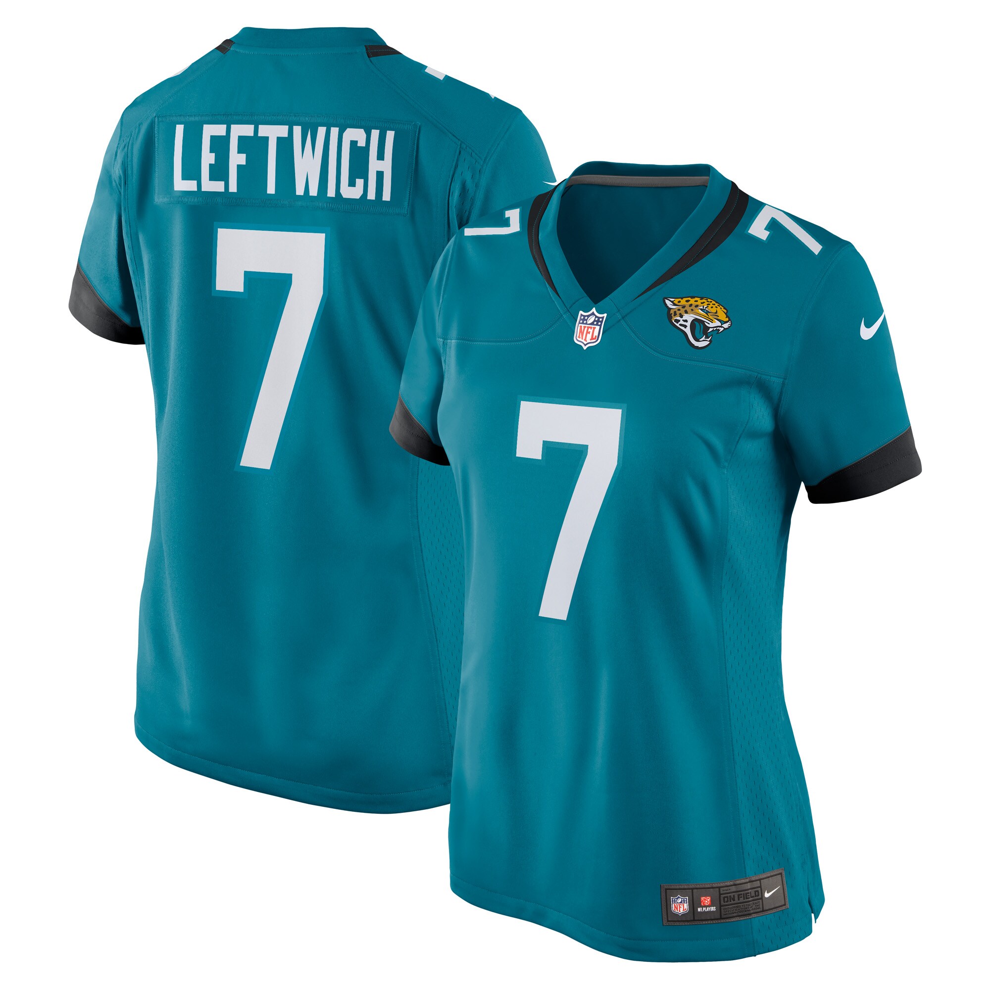 Byron Leftwich Jacksonville Jaguars Women's Retired Player Game Jersey - Teal - myjerseyhub