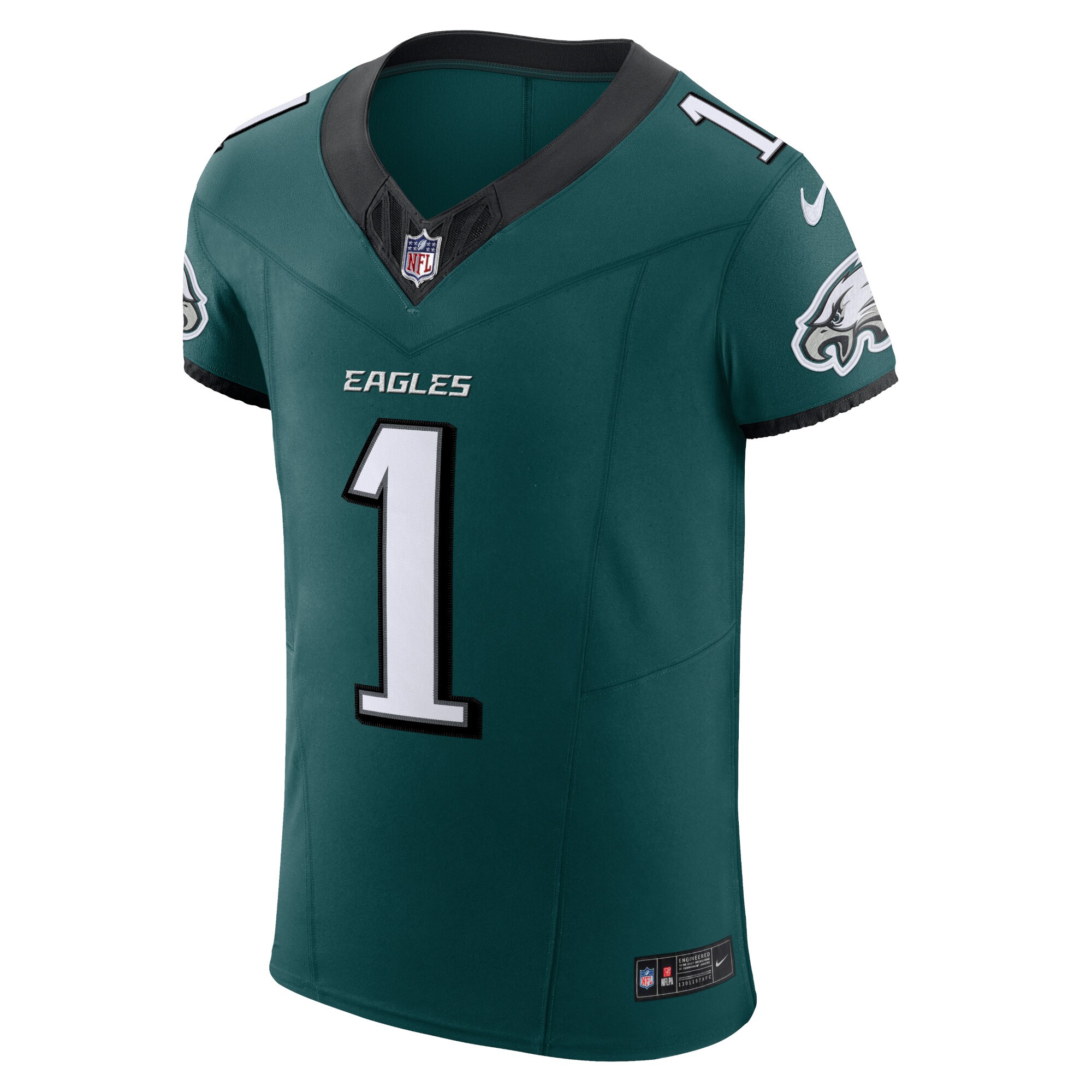 Jalen Hurts Philadelphia Eagles Alternate Vapor F.U.S.E. Elite Jersey - Midnight Green - myjerseyhub