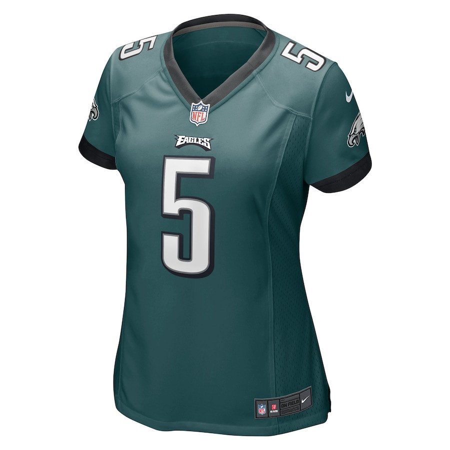 Donovan McNabb 5 Philadelphia Eagles Women Retired Jersey - Midnight Green - myjerseyhub