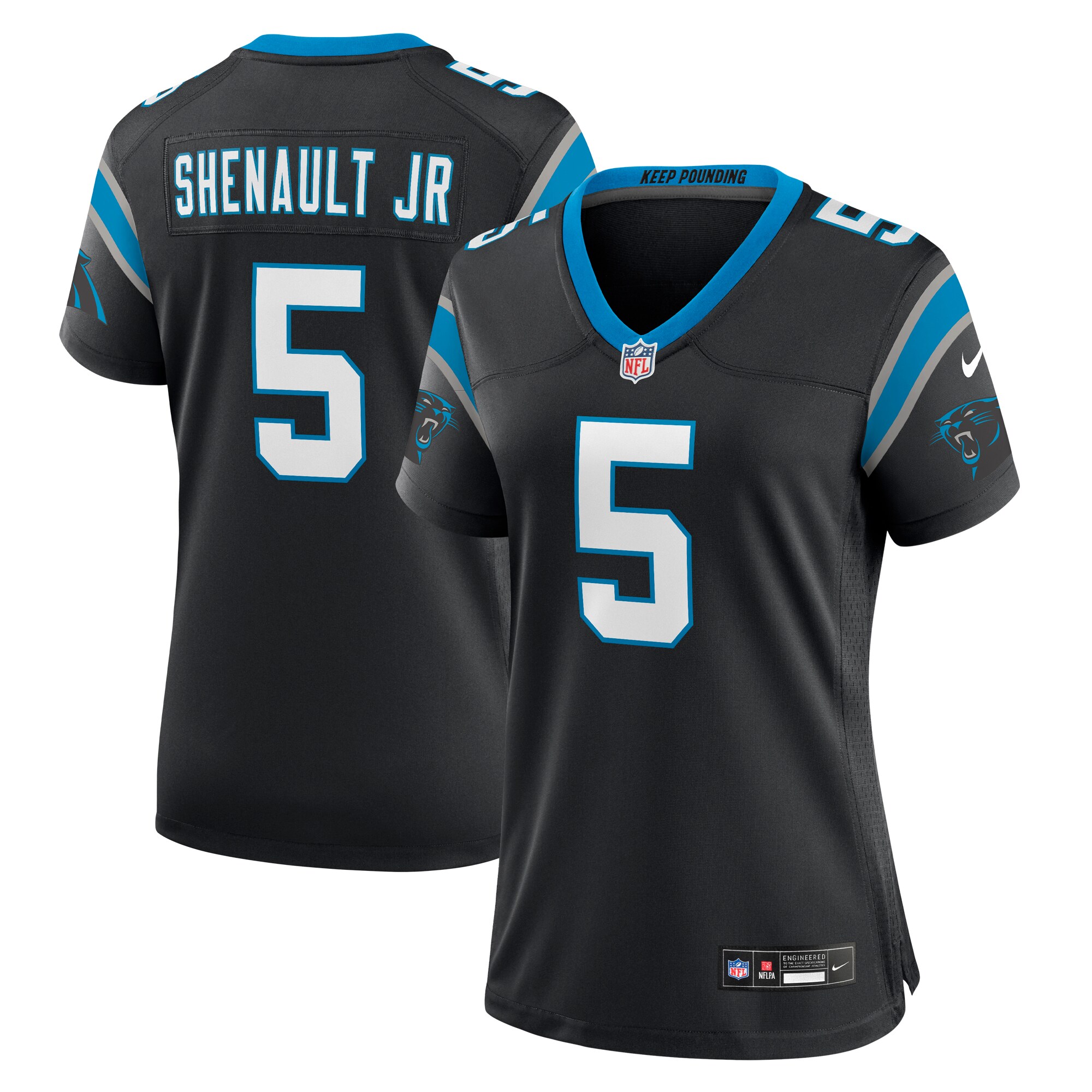 Laviska Shenault Jr. Carolina Panthers Women's Team Game Jersey - Black - myjerseyhub