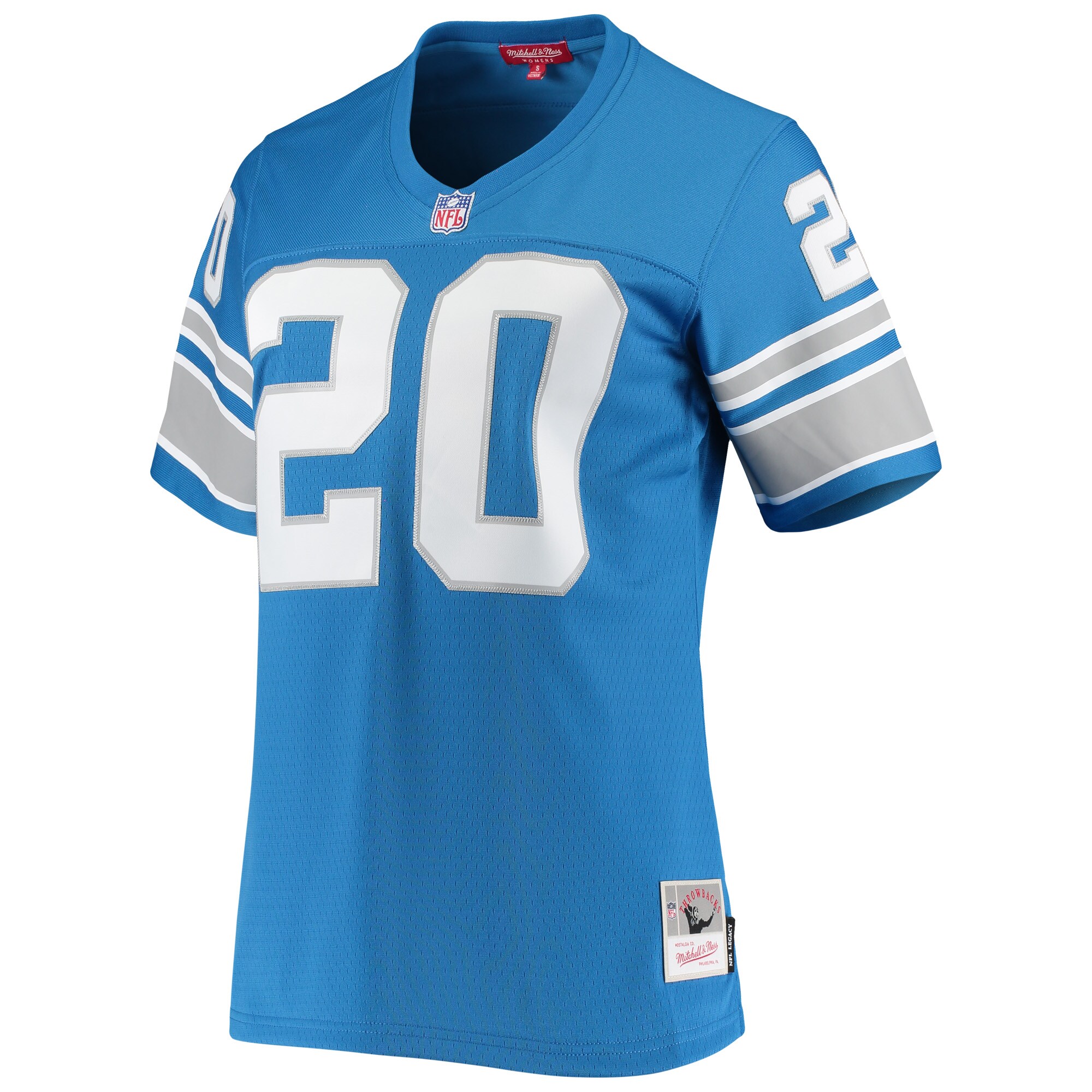 Barry Sanders Detroit Lions Mitchell & Ness Women's 1996 Legacy Replica Jersey - Blue - myjerseyhub