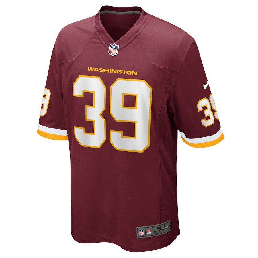 Jeremy Reaves 39 Washington Commanders Football Team Men Game Jersey - Burgundy - myjerseyhub