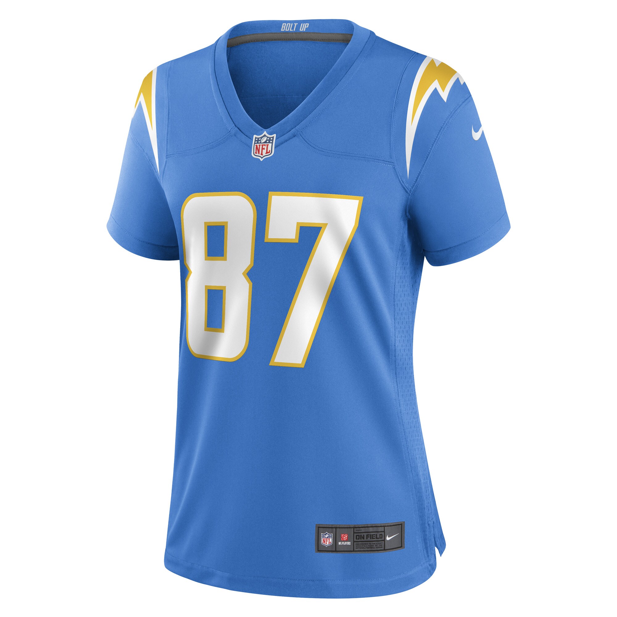 Hunter Kampmoyer Los Angeles Chargers Women's Game Player Jersey - Powder Blue - myjerseyhub