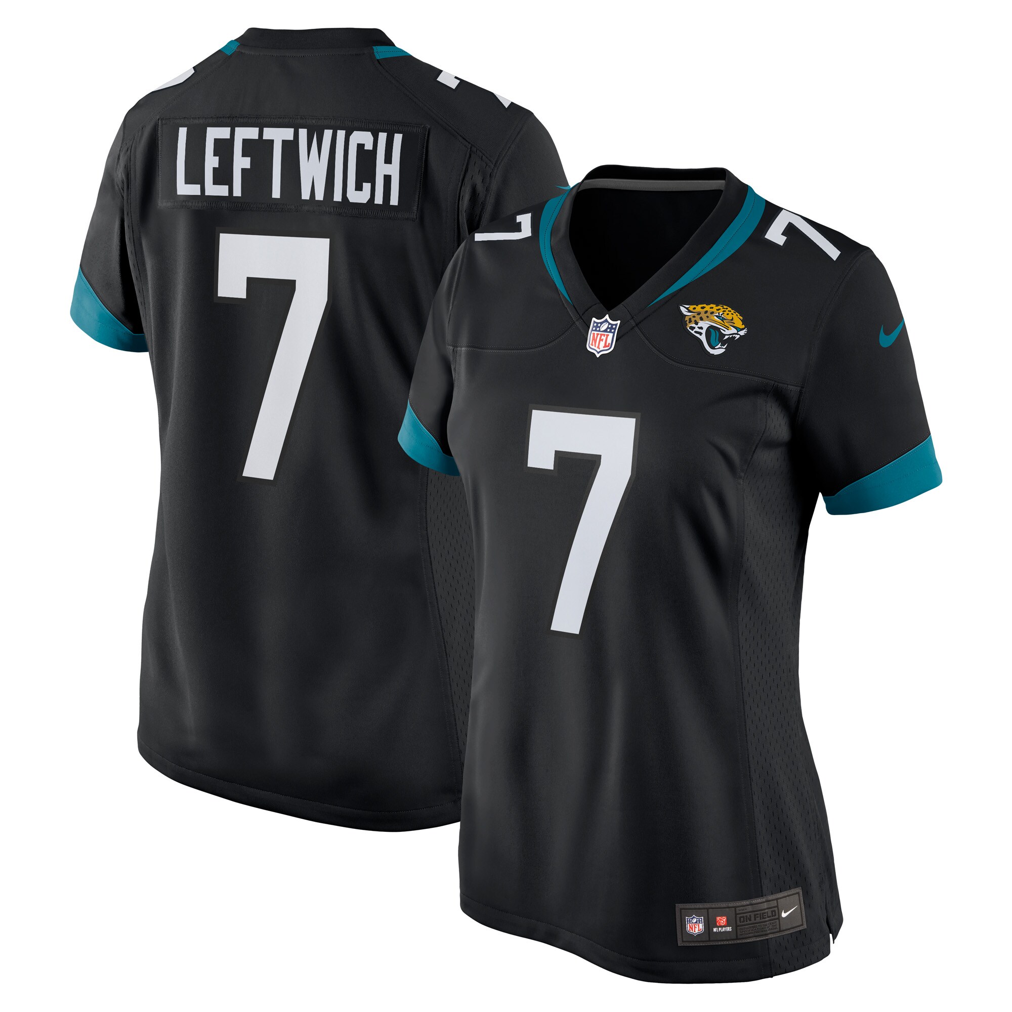 Byron Leftwich Jacksonville Jaguars Women's Alternate Retired Player Game Jersey - Black - myjerseyhub