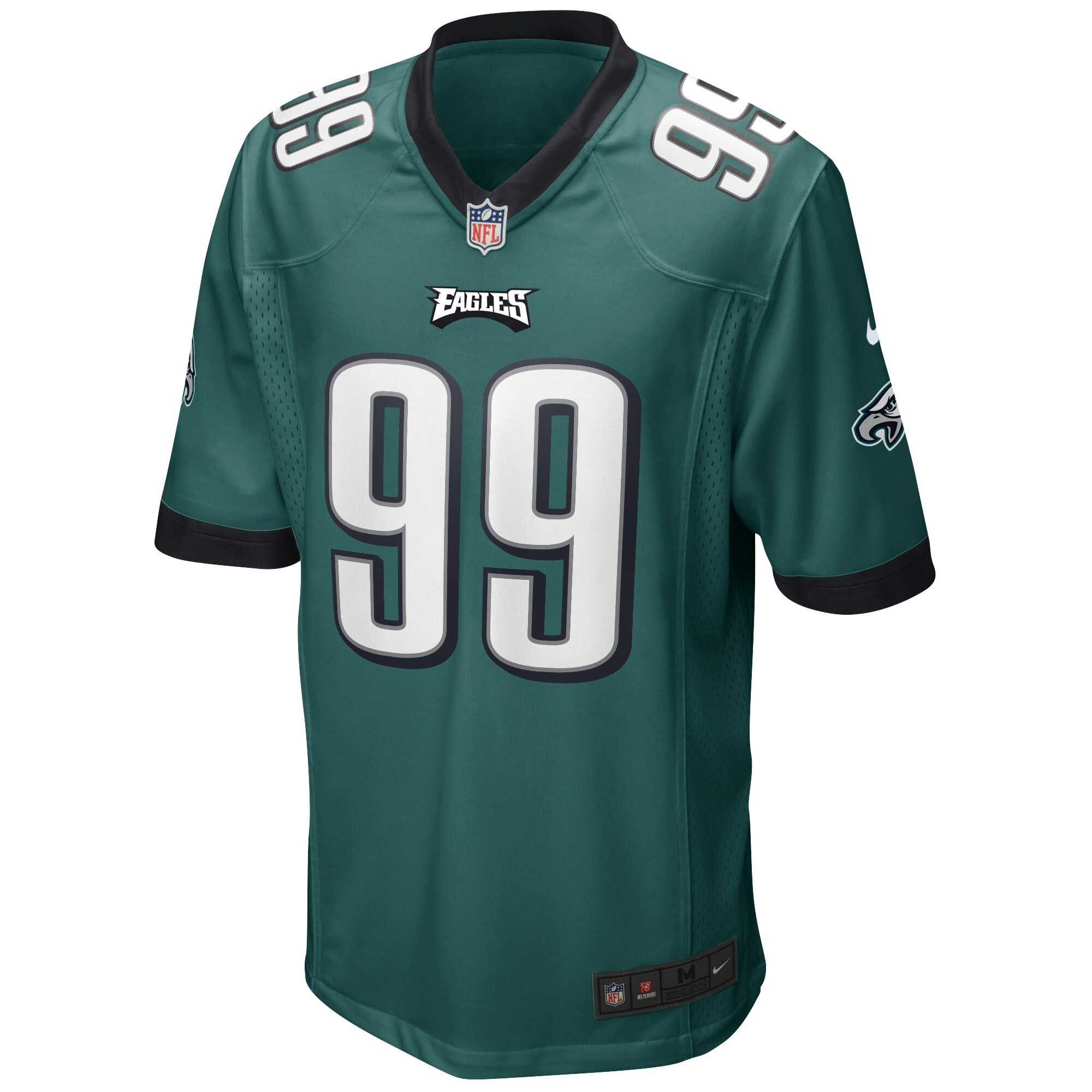 Jerome Brown Philadelphia Eagles Game Retired Player Jersey - Midnight Green - myjerseyhub