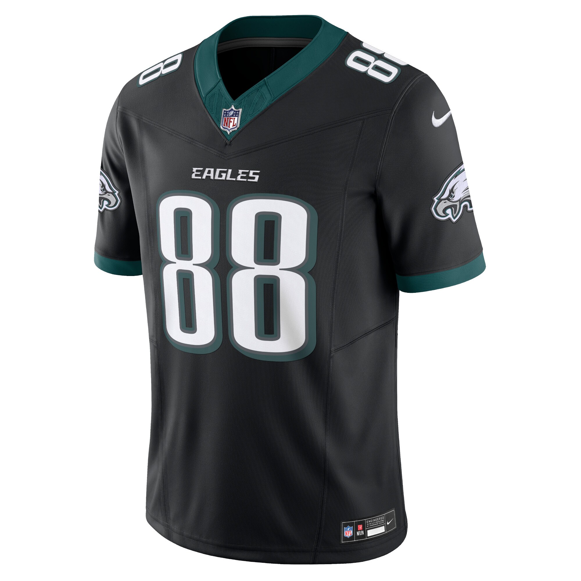 Dallas Goedert Philadelphia Eagles Alternate Vapor F.U.S.E. Limited Jersey - Black - myjerseyhub