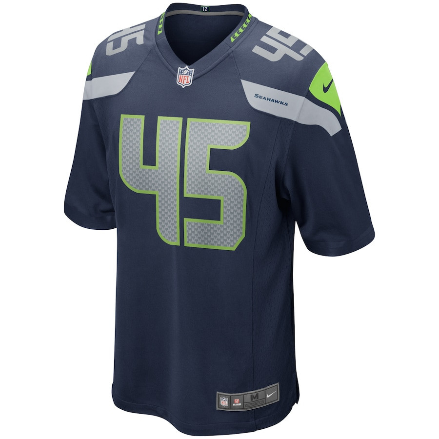 Kenny Easley 45 Seattle Seahawks Men Game Retired Jersey - College Navy - myjerseyhub