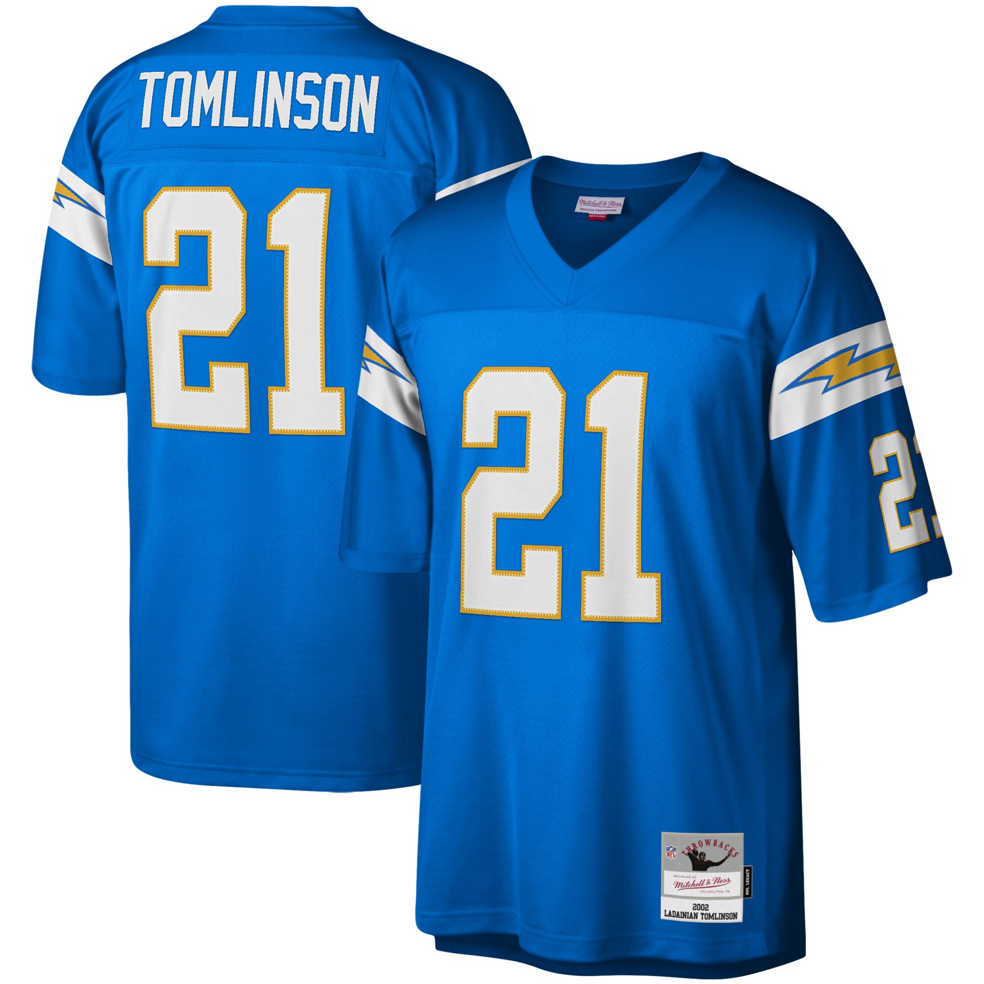 LaDainian Tomlinson Los Angeles Chargers Mitchell & Ness Legacy Replica Jersey - Powder Blue - myjerseyhub