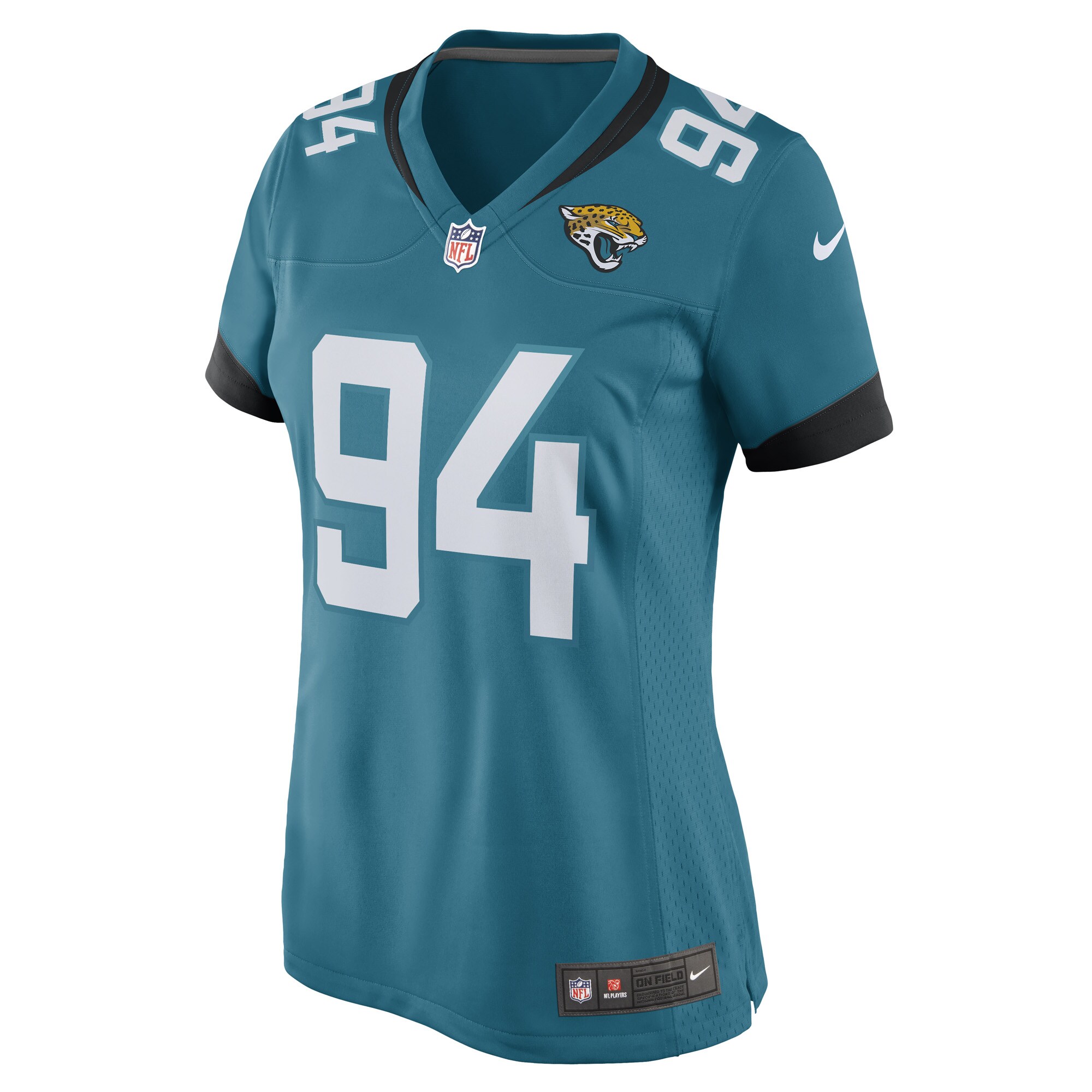 Folorunso Fatukasi Jacksonville Jaguars Women's Game Player Jersey - Teal - myjerseyhub