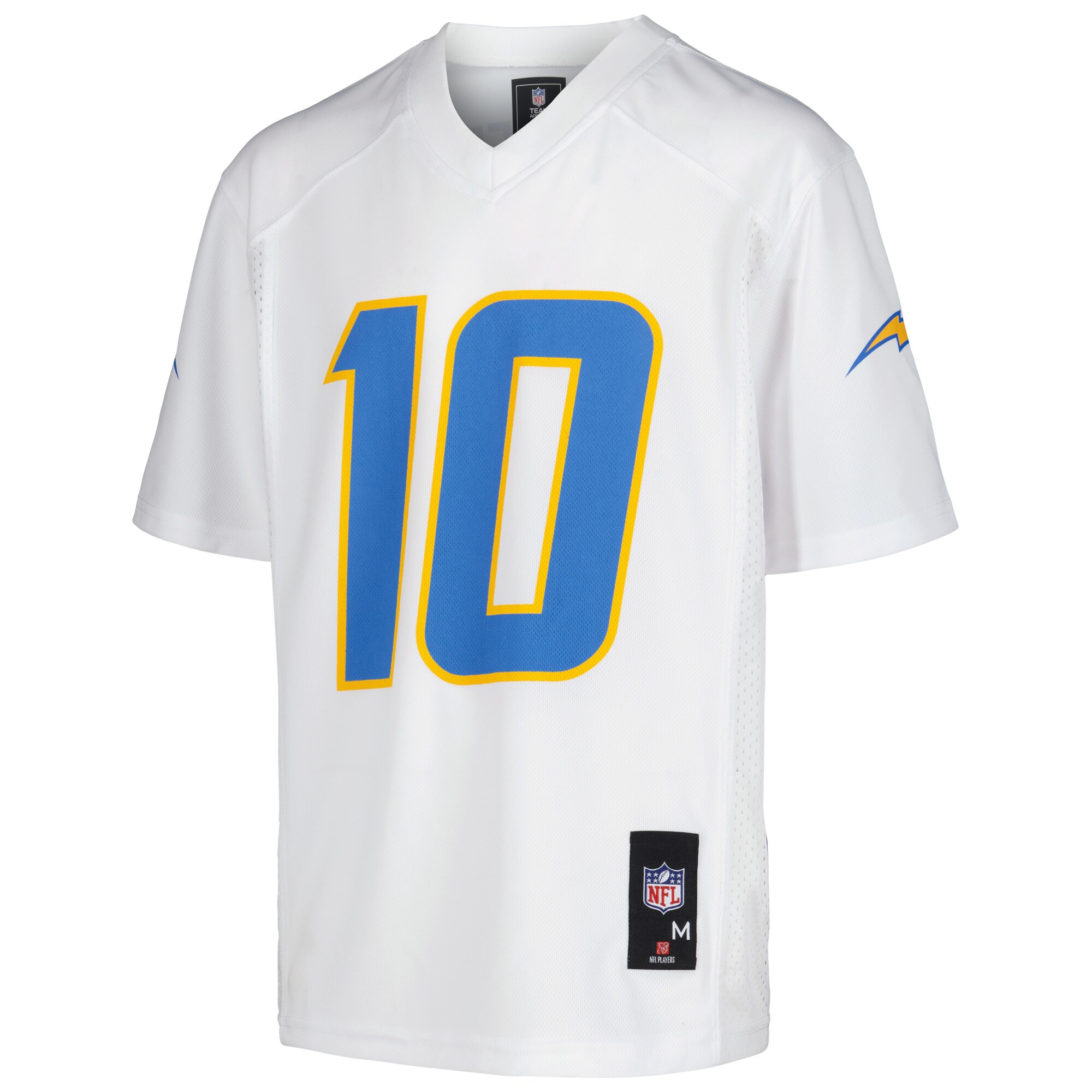 Justin Herbert Los Angeles Chargers Youth Replica Player Jersey - White - myjerseyhub