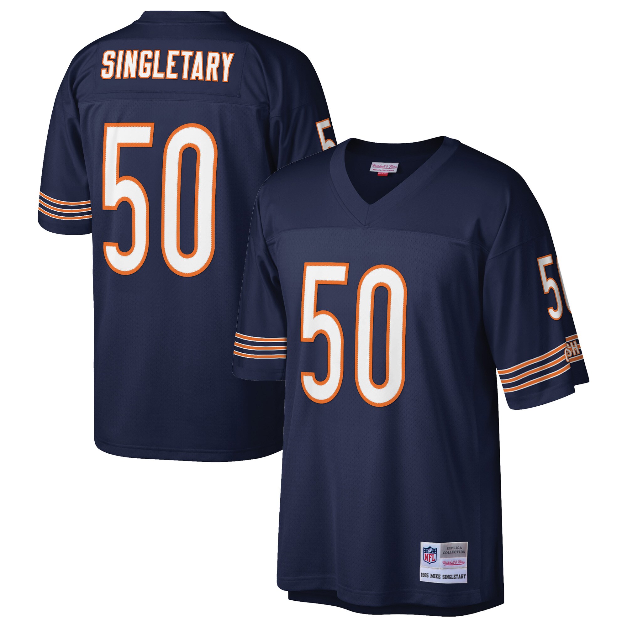 Mike Singletary Chicago Bears Mitchell & Ness Retired Player Legacy Replica Jersey - Navy - myjerseyhub