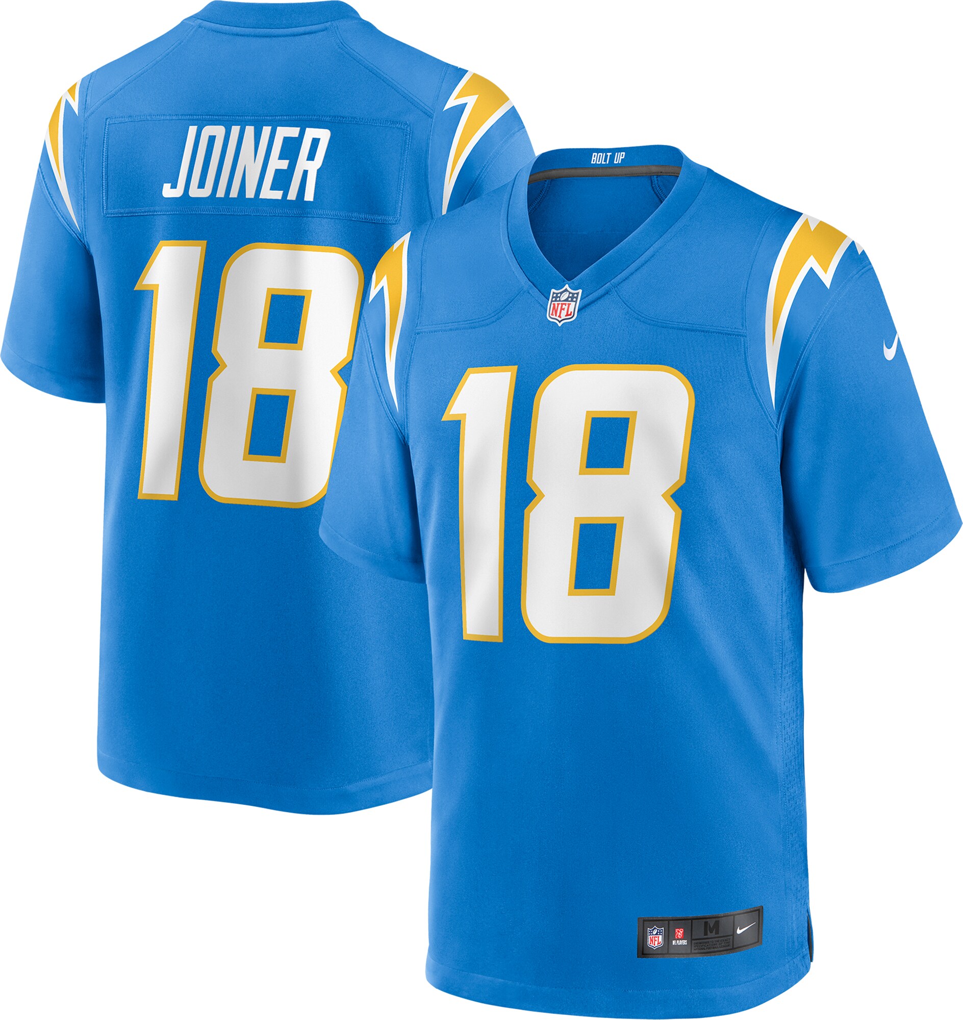 Charlie Joiner Los Angeles Chargers Game Retired Player Jersey - Powder Blue - myjerseyhub