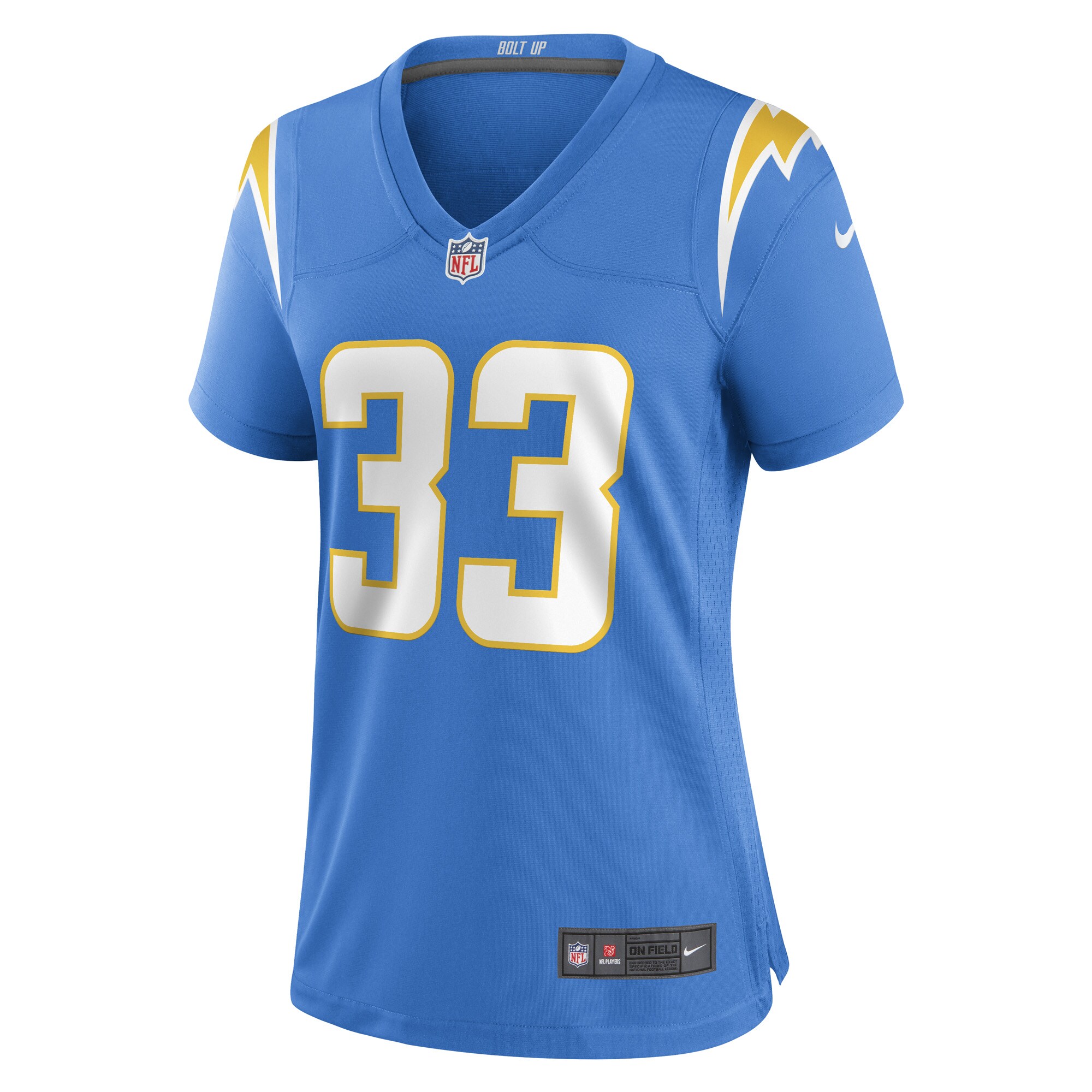 Deane Leonard Los Angeles Chargers Women's Game Player Jersey - Powder Blue - myjerseyhub