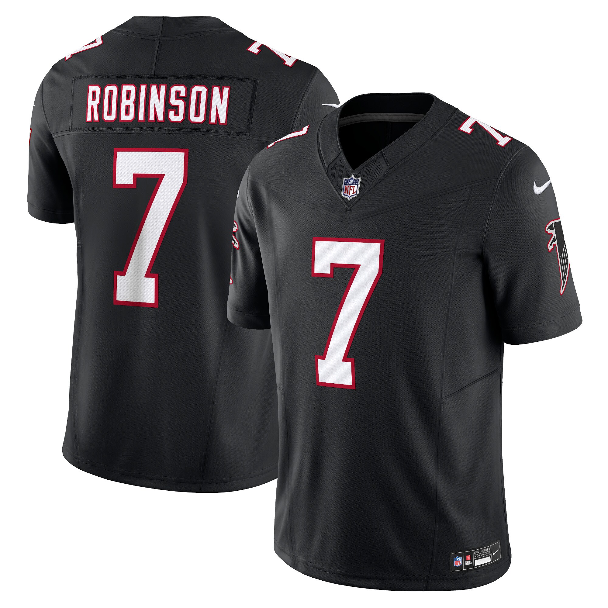 Bijan Robinson Atlanta Falcons Alternate Vapor F.U.S.E. Limited Jersey - Black - myjerseyhub