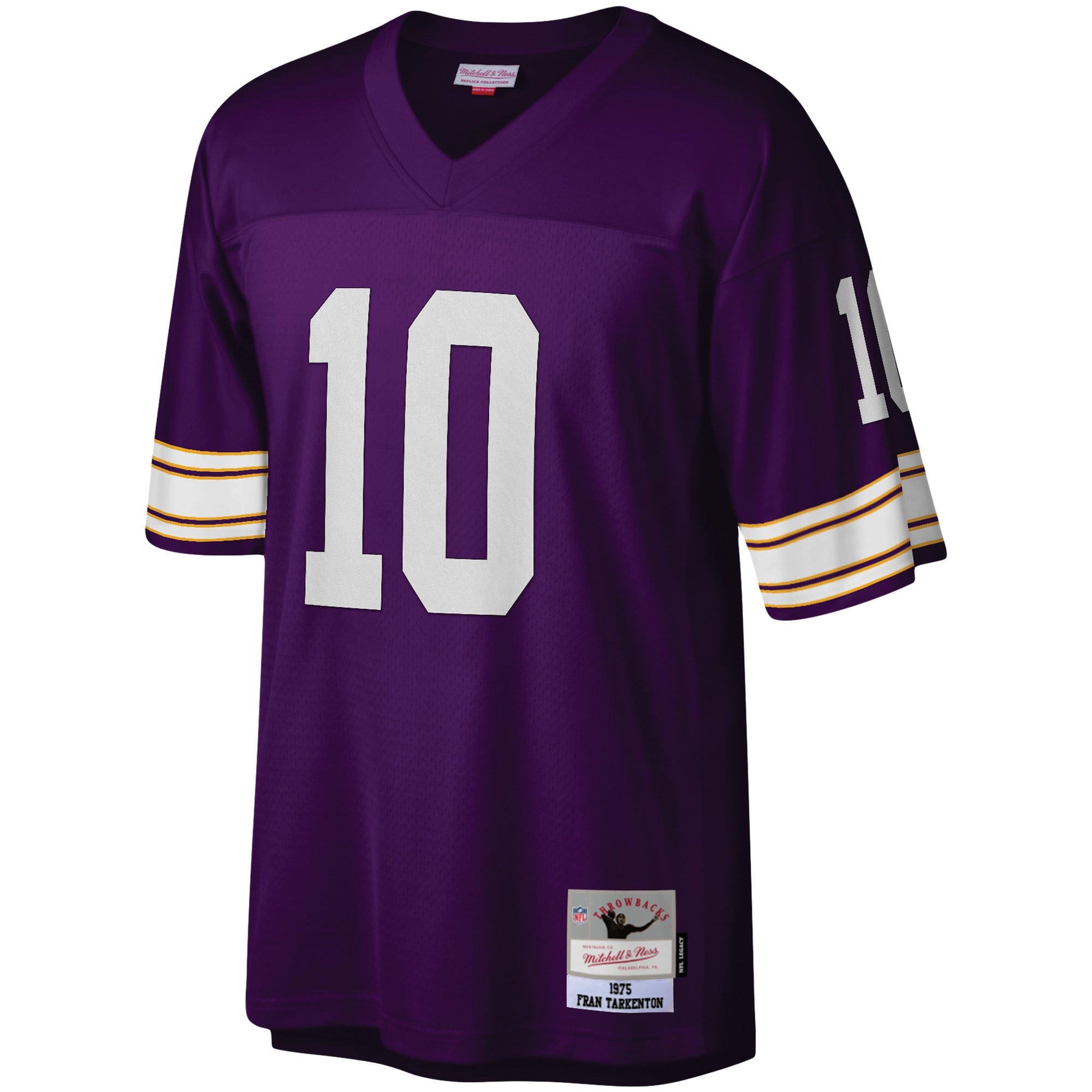 Fran Tarkenton Minnesota Vikings Mitchell & Ness Legacy Replica Jersey - Purple - myjerseyhub