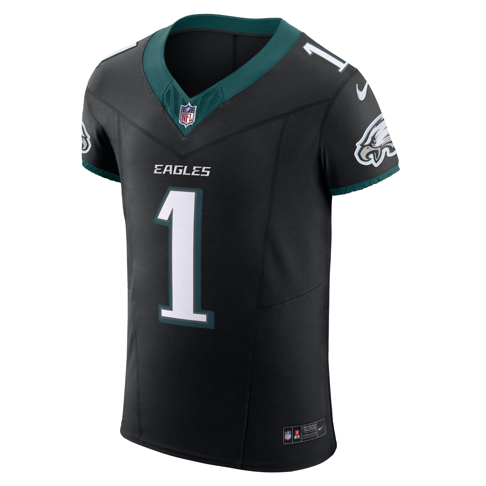 Jalen Hurts Philadelphia Eagles Alternate Vapor F.U.S.E. Elite Jersey - Black - myjerseyhub