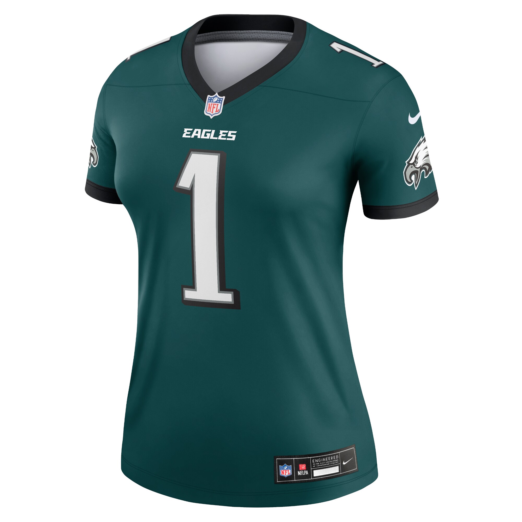 Jalen Hurts Philadelphia Eagles Women's Legend Jersey - Midnight Green - myjerseyhub