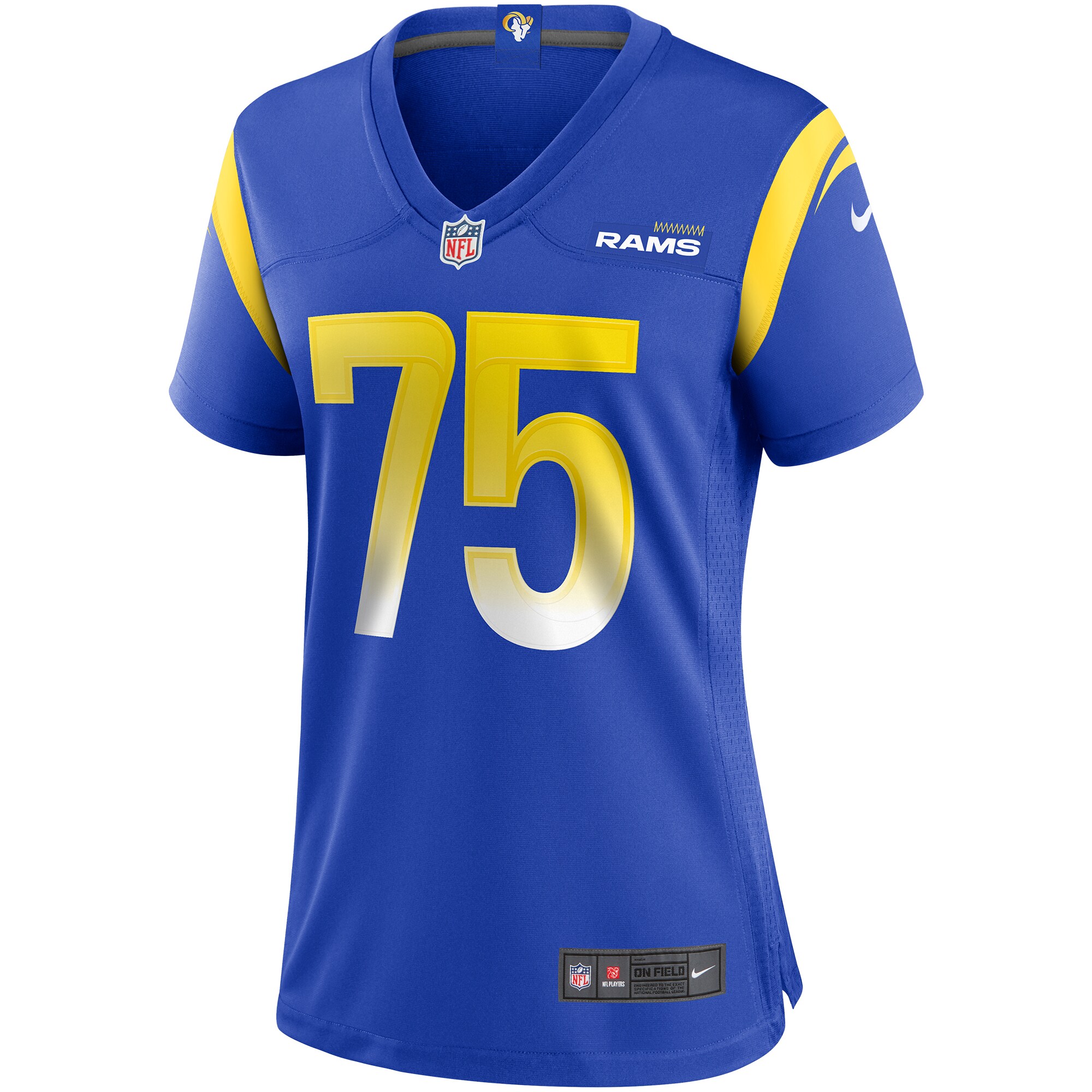 Deacon Jones Los Angeles Rams Women's Game Retired Player Jersey - Royal - myjerseyhub