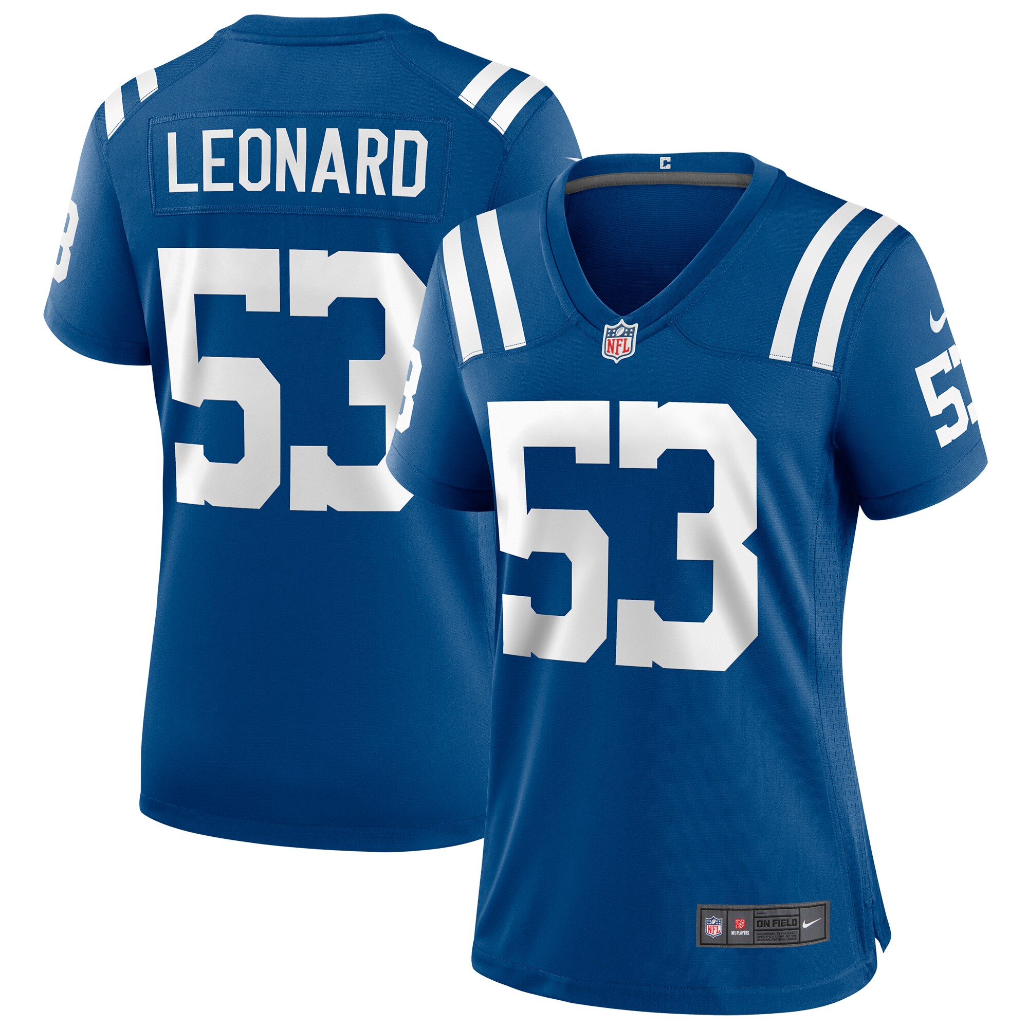 Shaquille Leonard Indianapolis Colts Women's Player Game Jersey - Royal - myjerseyhub
