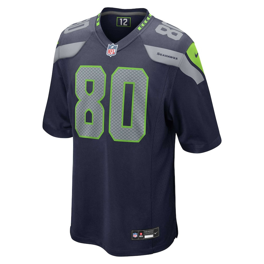 Steve Largent 80 Seattle Seahawks Men Retired Game Jersey - College Navy - myjerseyhub