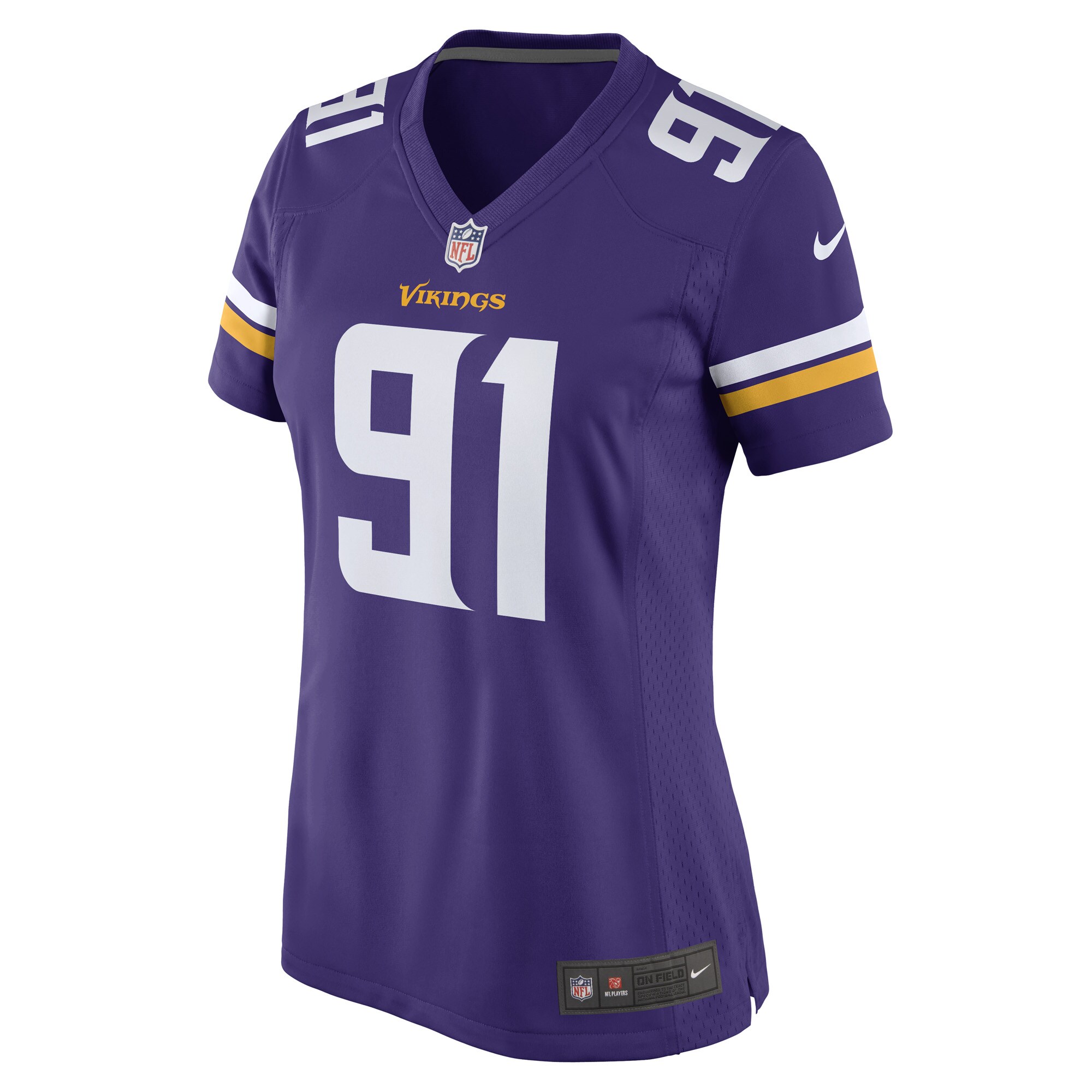 Patrick Jones II Minnesota Vikings Women's Game Player Jersey - Purple - myjerseyhub