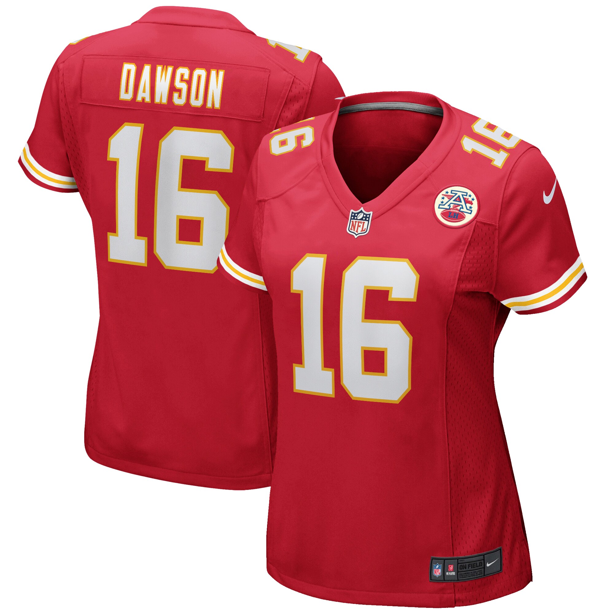 Len Dawson Kansas City Chiefs Women's Game Retired Player Jersey - Red - myjerseyhub