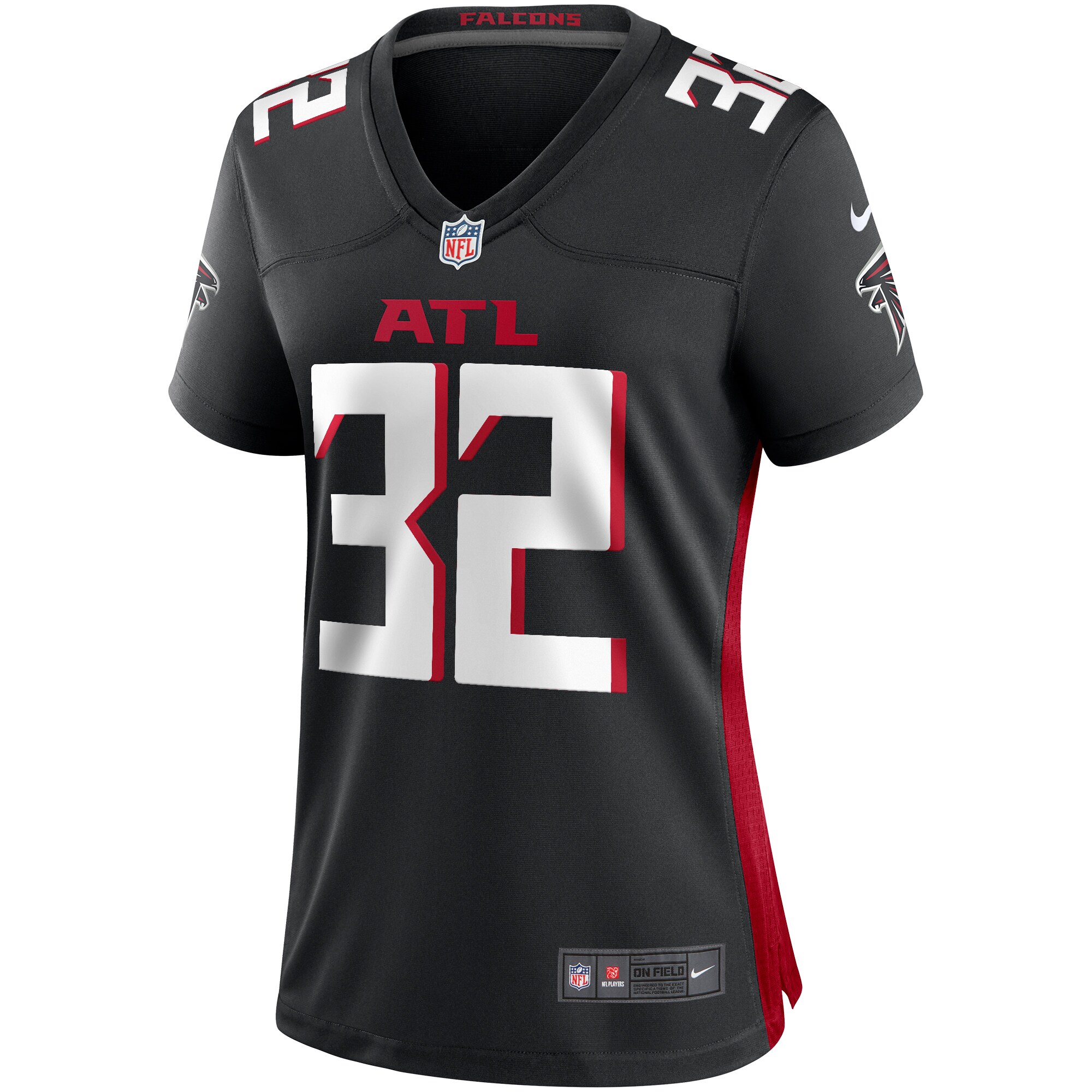 Jamal Anderson Atlanta Falcons Women's Game Retired Player Jersey - Black - myjerseyhub