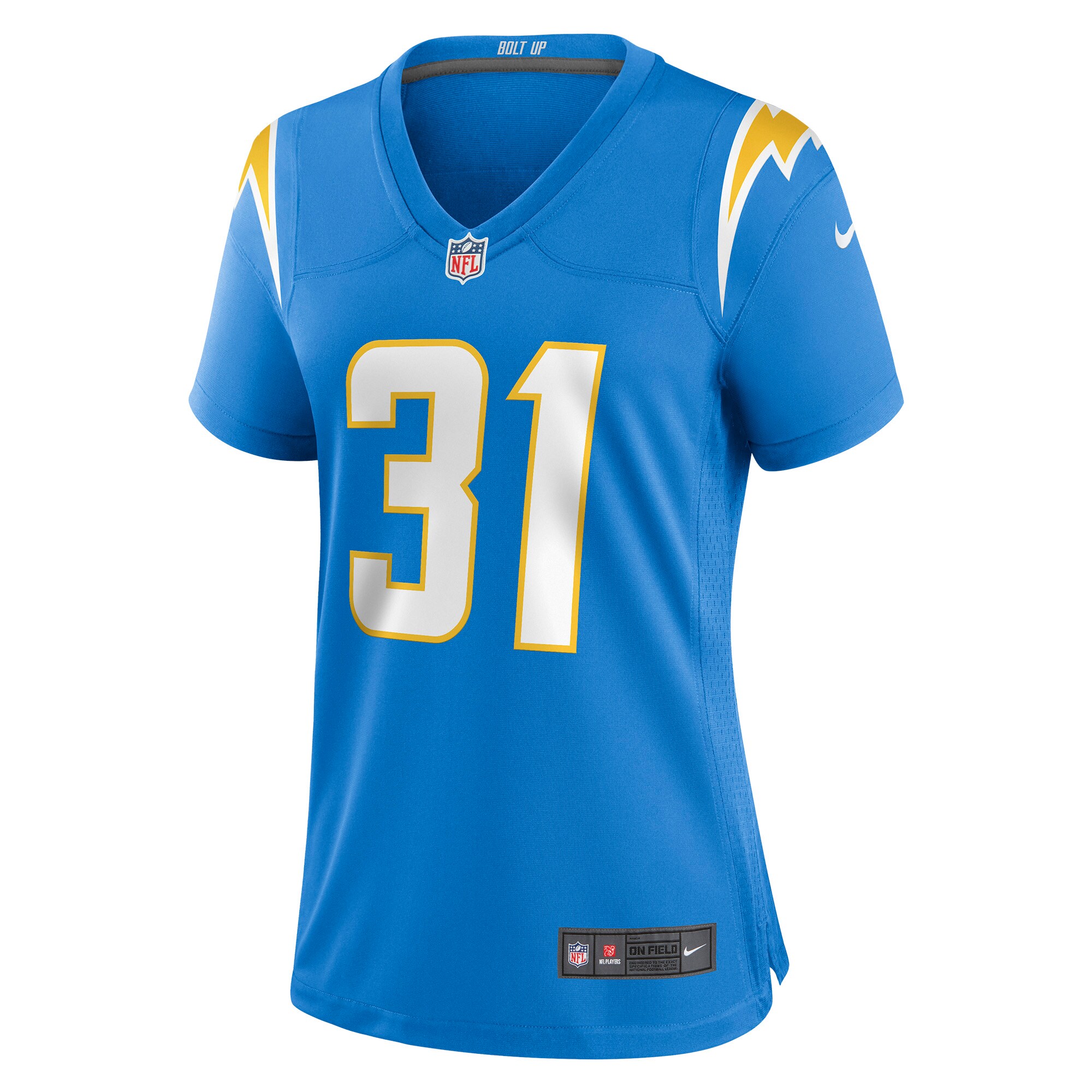 Nick Niemann Los Angeles Chargers Women's Game Player Jersey - Powder Blue - myjerseyhub