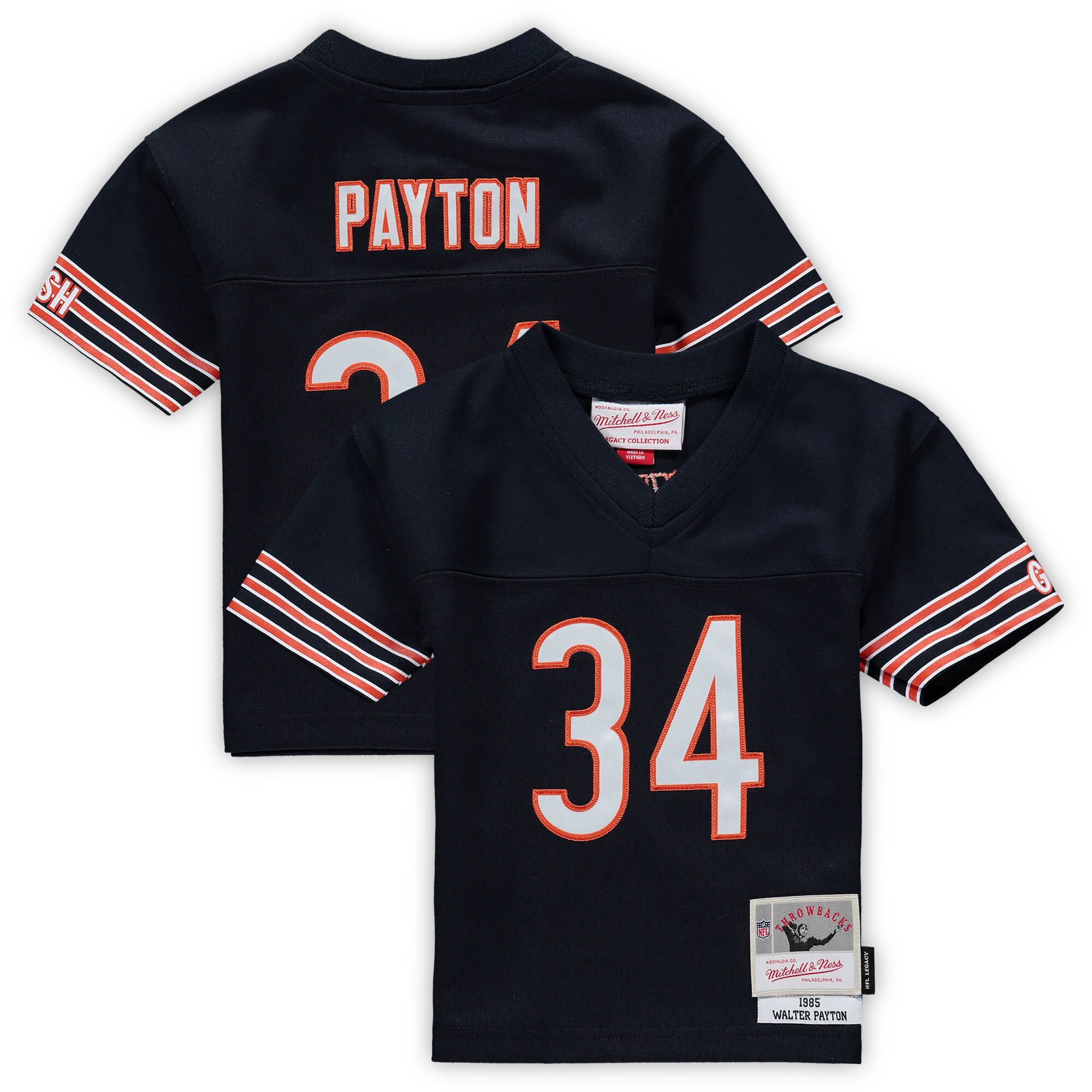 Walter Payton Chicago Bears Mitchell & Ness Infant 1985 Retired Legacy Jersey - Navy - myjerseyhub