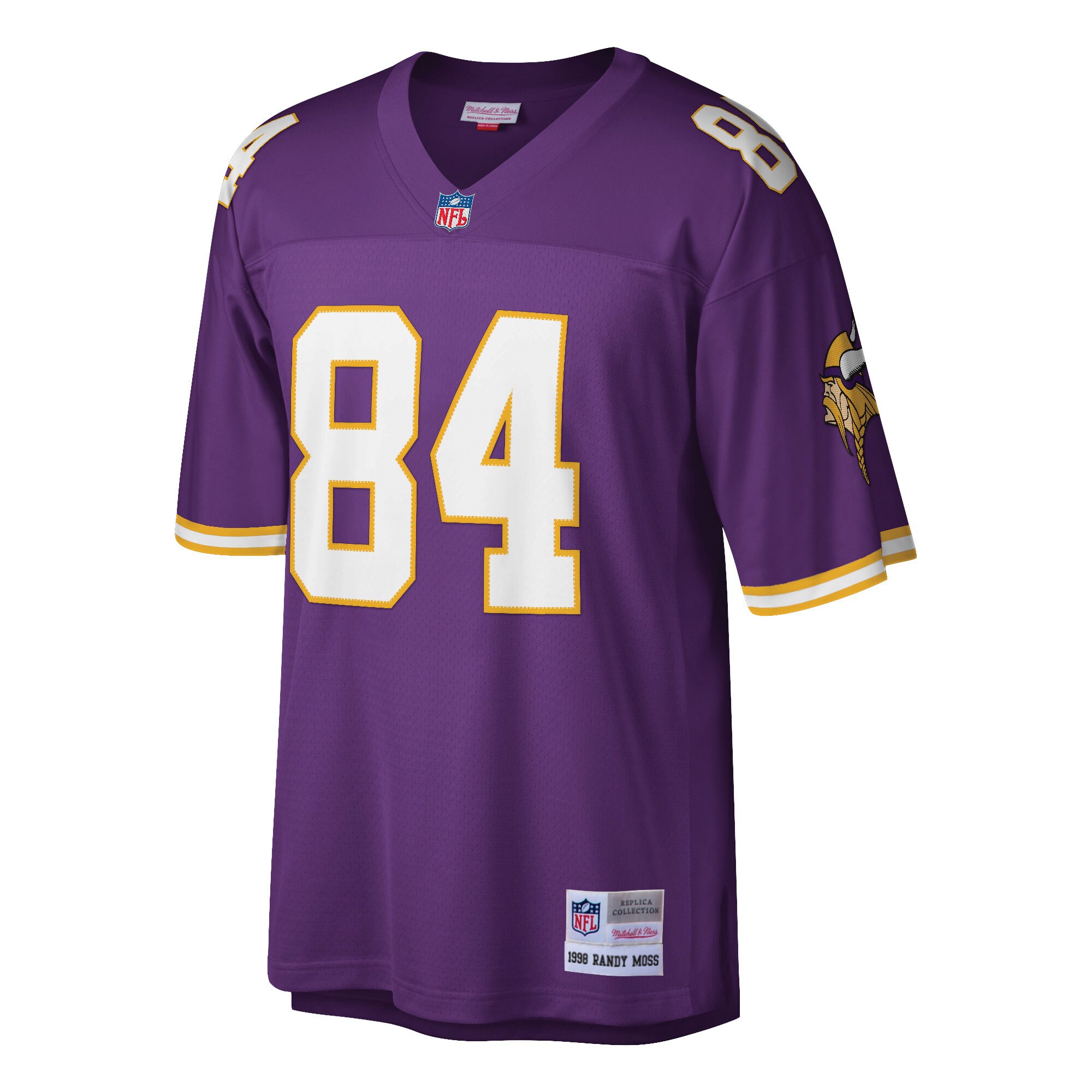 Randy Moss Minnesota Vikings Mitchell & Ness Retired Player Legacy Replica Jersey - Purple - myjerseyhub