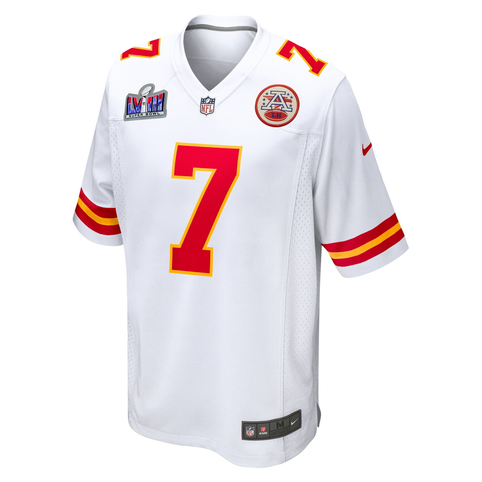 Harrison Butker Kansas City Chiefs Super Bowl LVIII Game Jersey - White - myjerseyhub