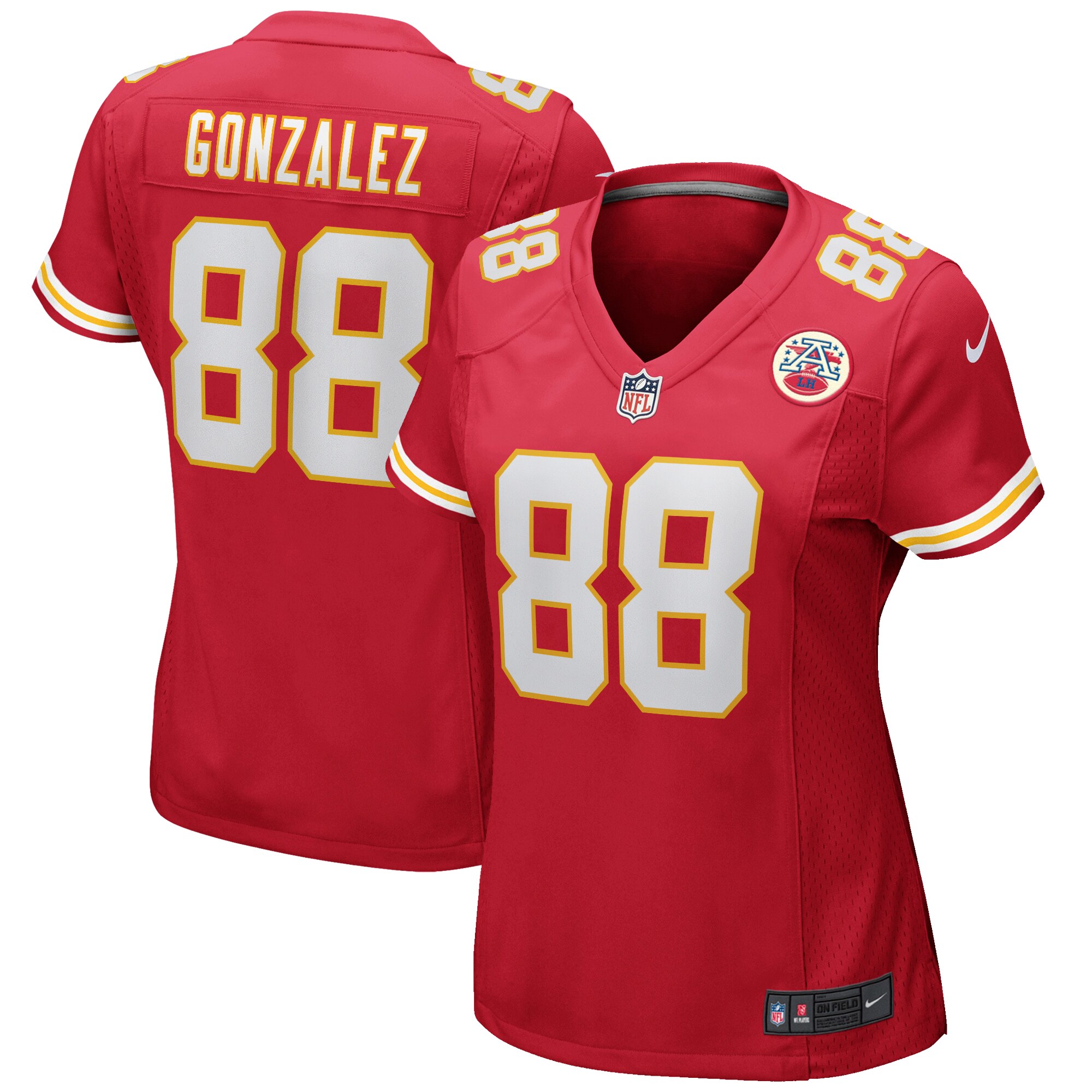Tony Gonzalez Kansas City Chiefs Women's Game Retired Player Jersey - Red - myjerseyhub