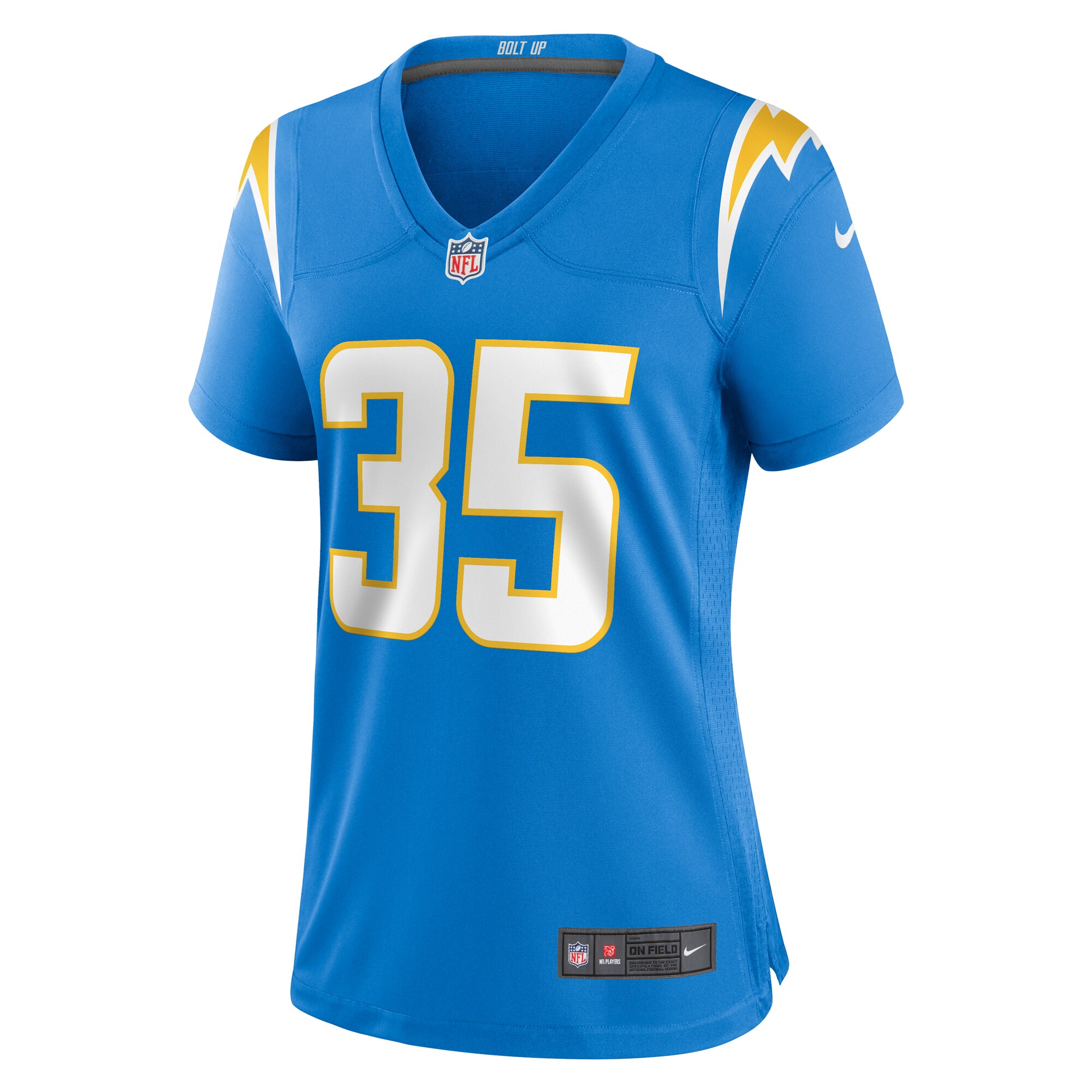 Terrell Bynum Los Angeles Chargers Women's Team Game Jersey - Powder Blue - myjerseyhub