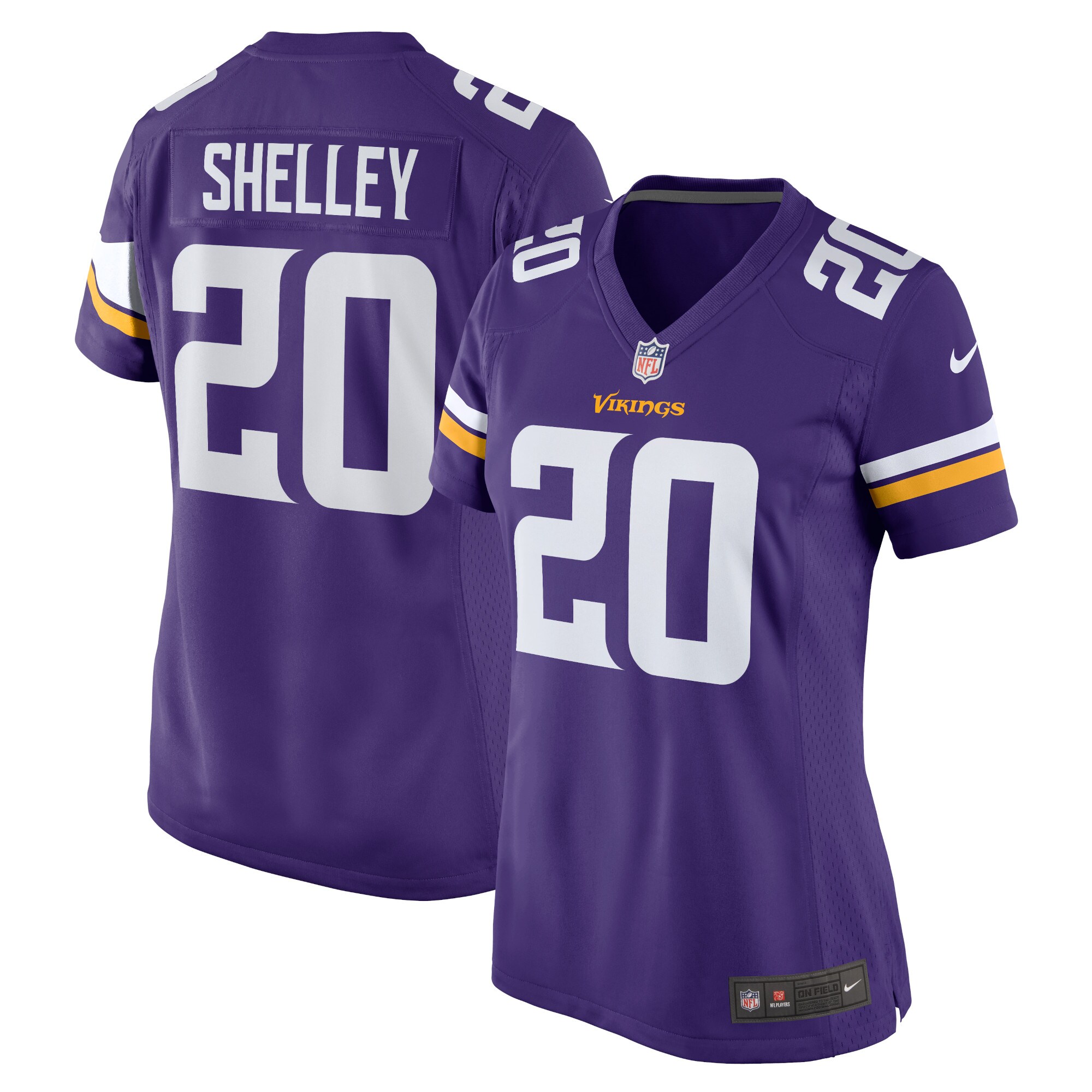 Duke Shelley Minnesota Vikings Women's Home Game Player Jersey - Purple - myjerseyhub