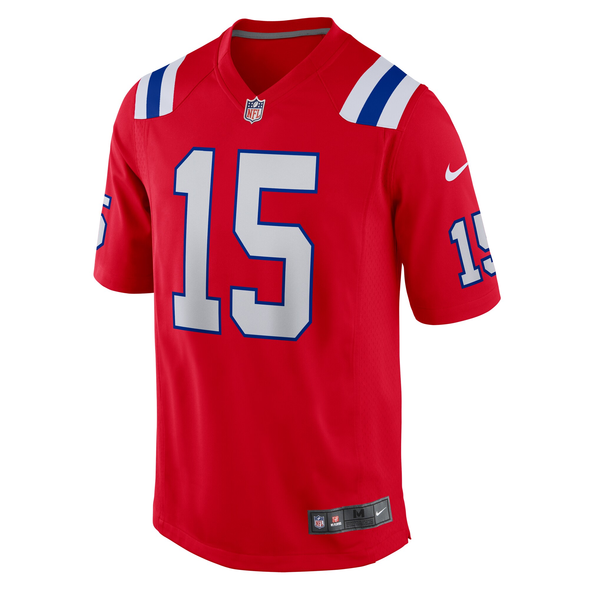 Ezekiel Elliott New England Patriots Male Adult Alternate Game Player Jersey - Red - myjerseyhub