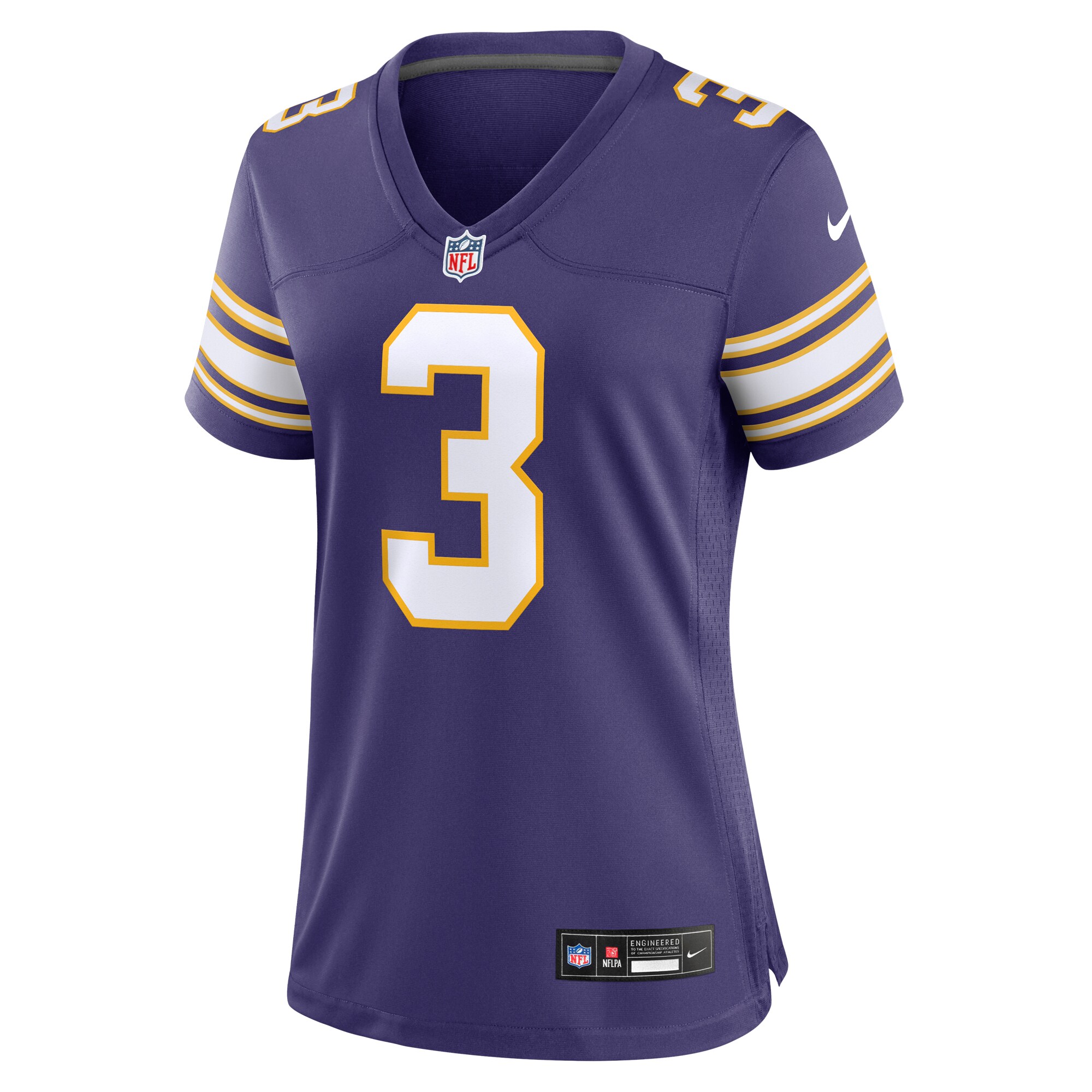 Jordan Addison Minnesota Vikings Women's Classic Player Game Jersey - Purple - myjerseyhub