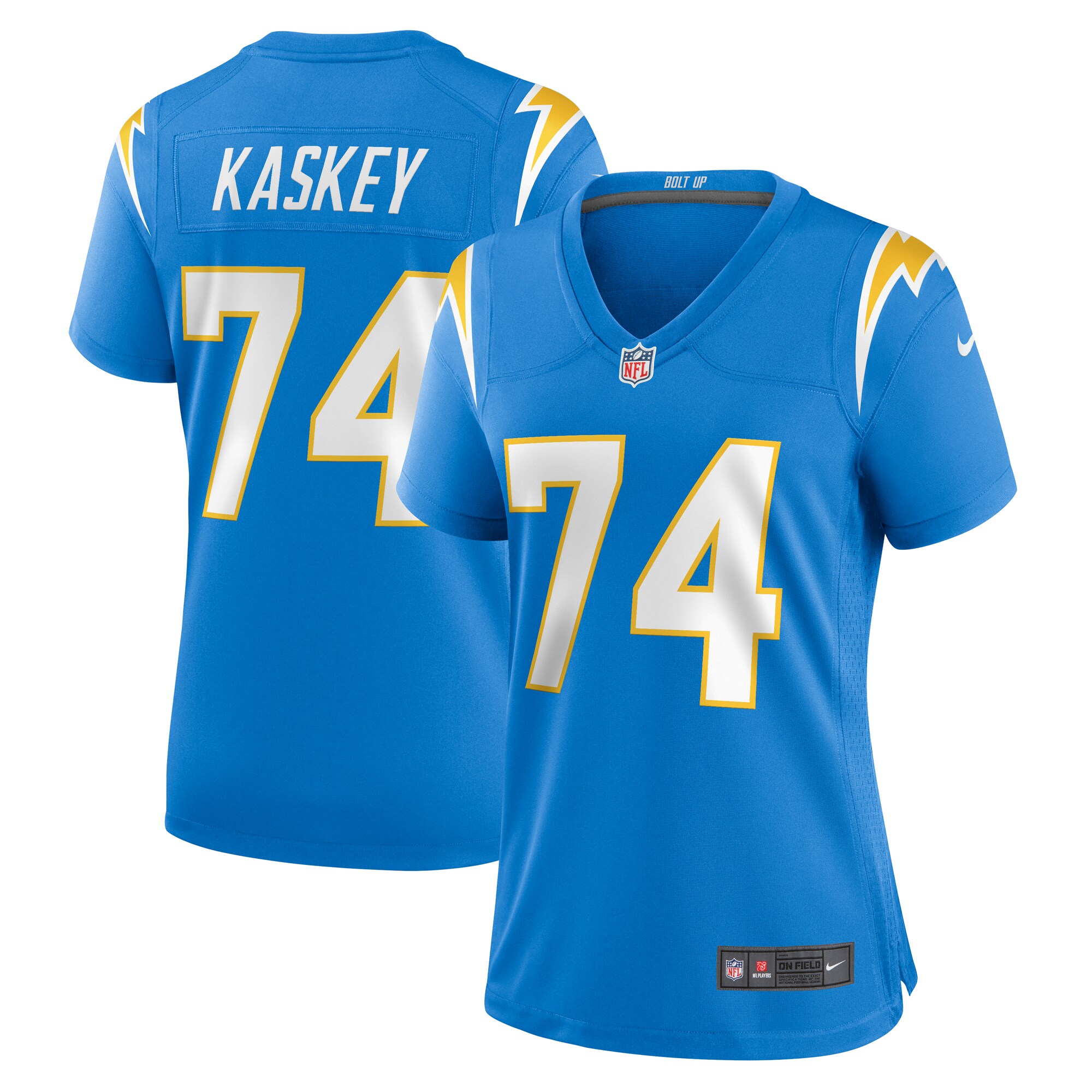 Matt Kaskey Los Angeles Chargers Women's Team Game Jersey - Powder Blue - myjerseyhub
