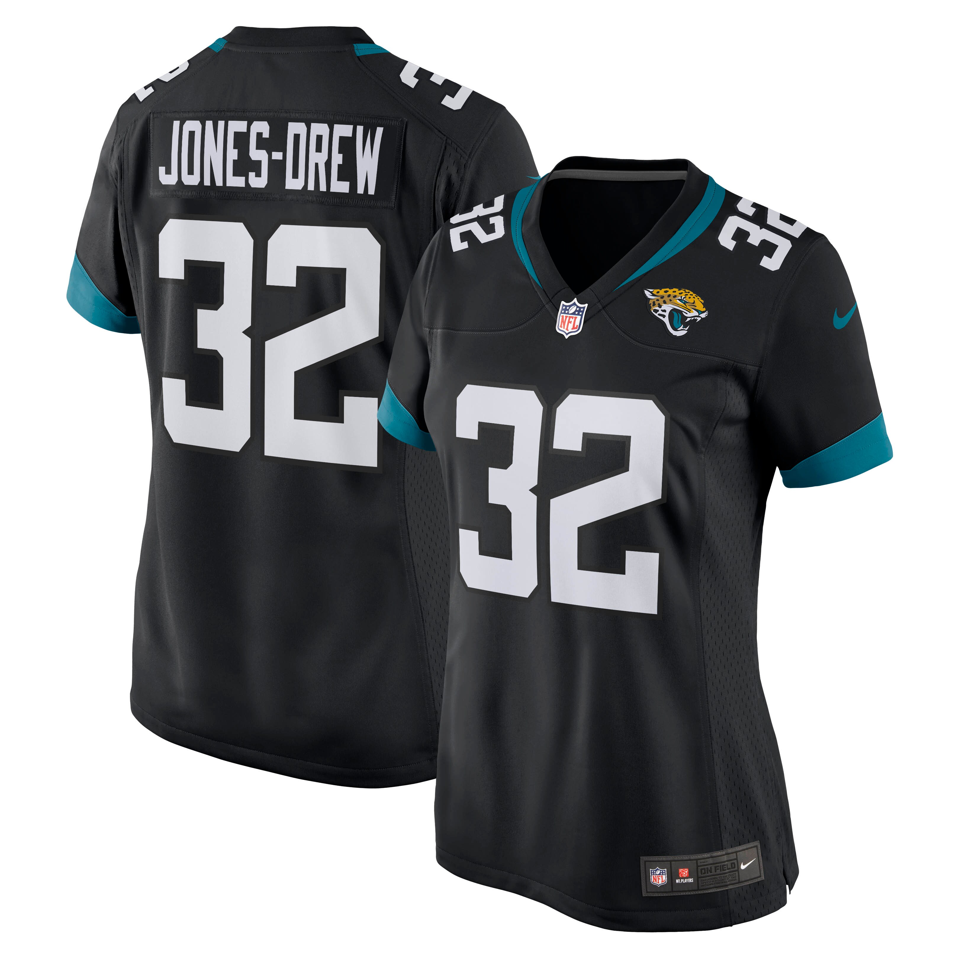 Maurice Jones-Drew Jacksonville Jaguars Women's Game Retired Player Jersey - Black - myjerseyhub