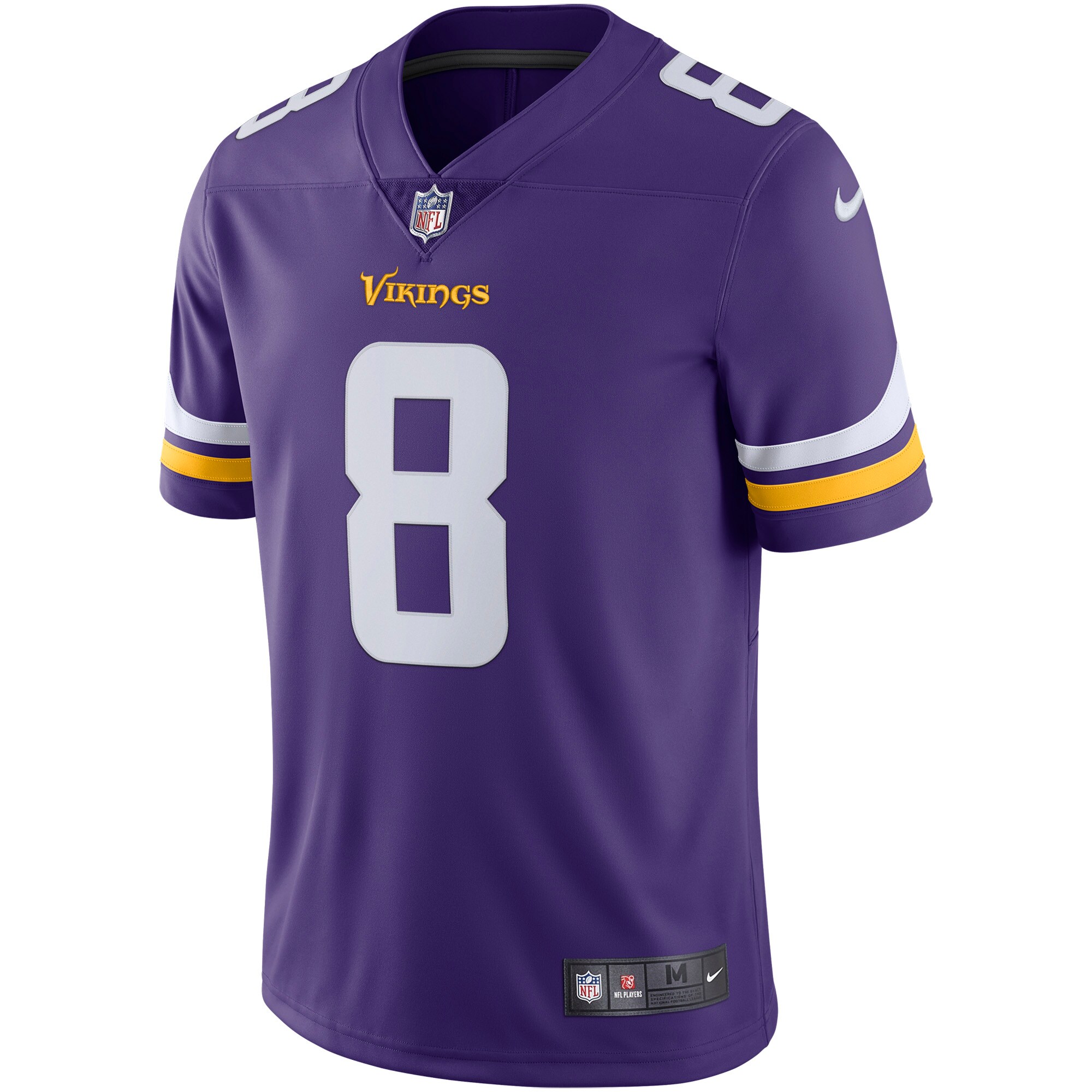 Kirk Cousins Minnesota Vikings Vapor Untouchable Limited Jersey - Purple - myjerseyhub