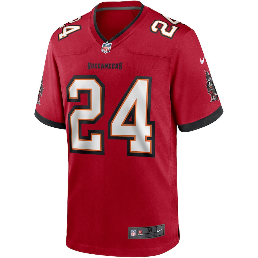 Cadillac Williams 24 Tampa Bay Buccaneers Men Game Retired Jersey - Red - myjerseyhub