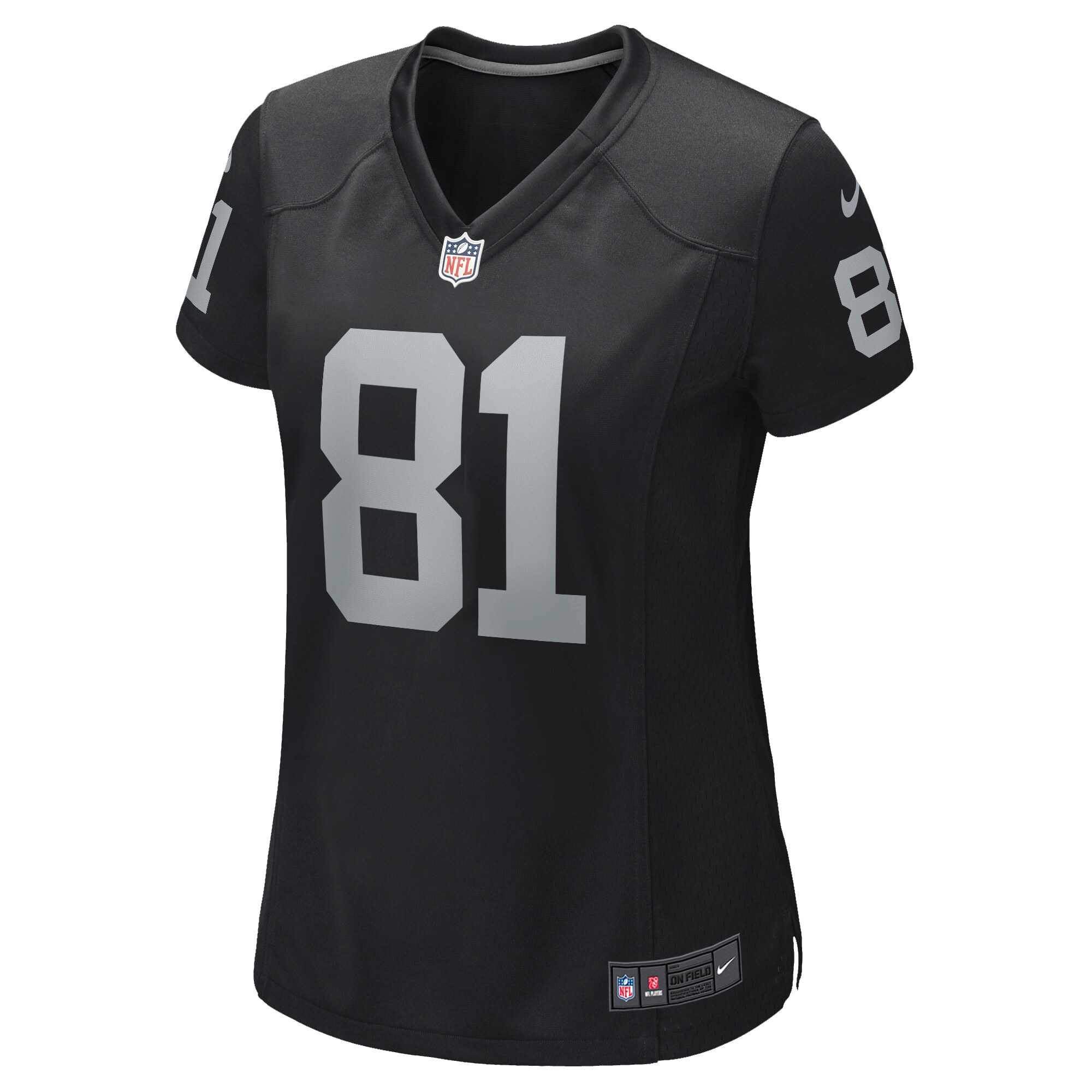 Tim Brown Las Vegas Raiders Women's Game Retired Player Jersey - Black - myjerseyhub