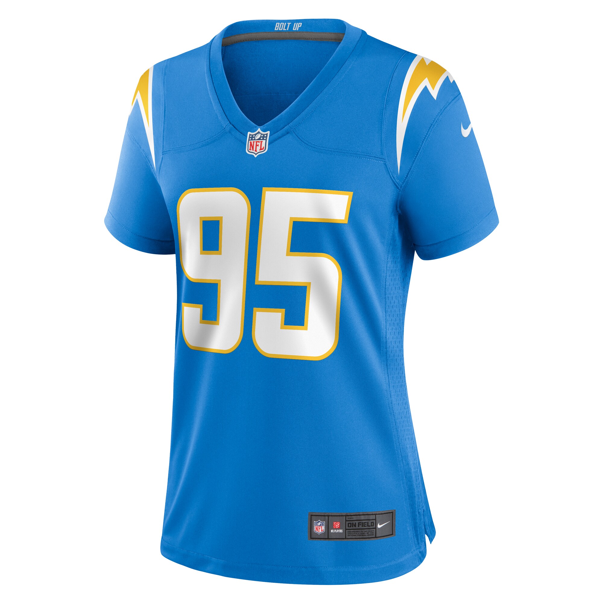 Nicholas Williams Los Angeles Chargers Women's Team Game Jersey - Powder Blue - myjerseyhub
