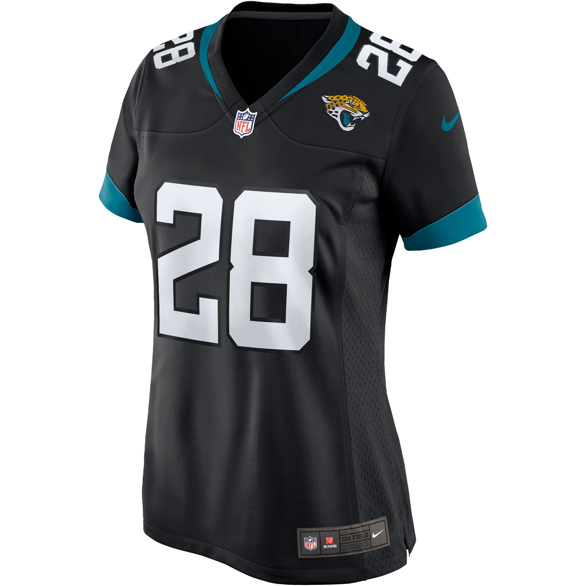 Fred Taylor Jacksonville Jaguars Women's Game Retired Player Jersey - Black - myjerseyhub