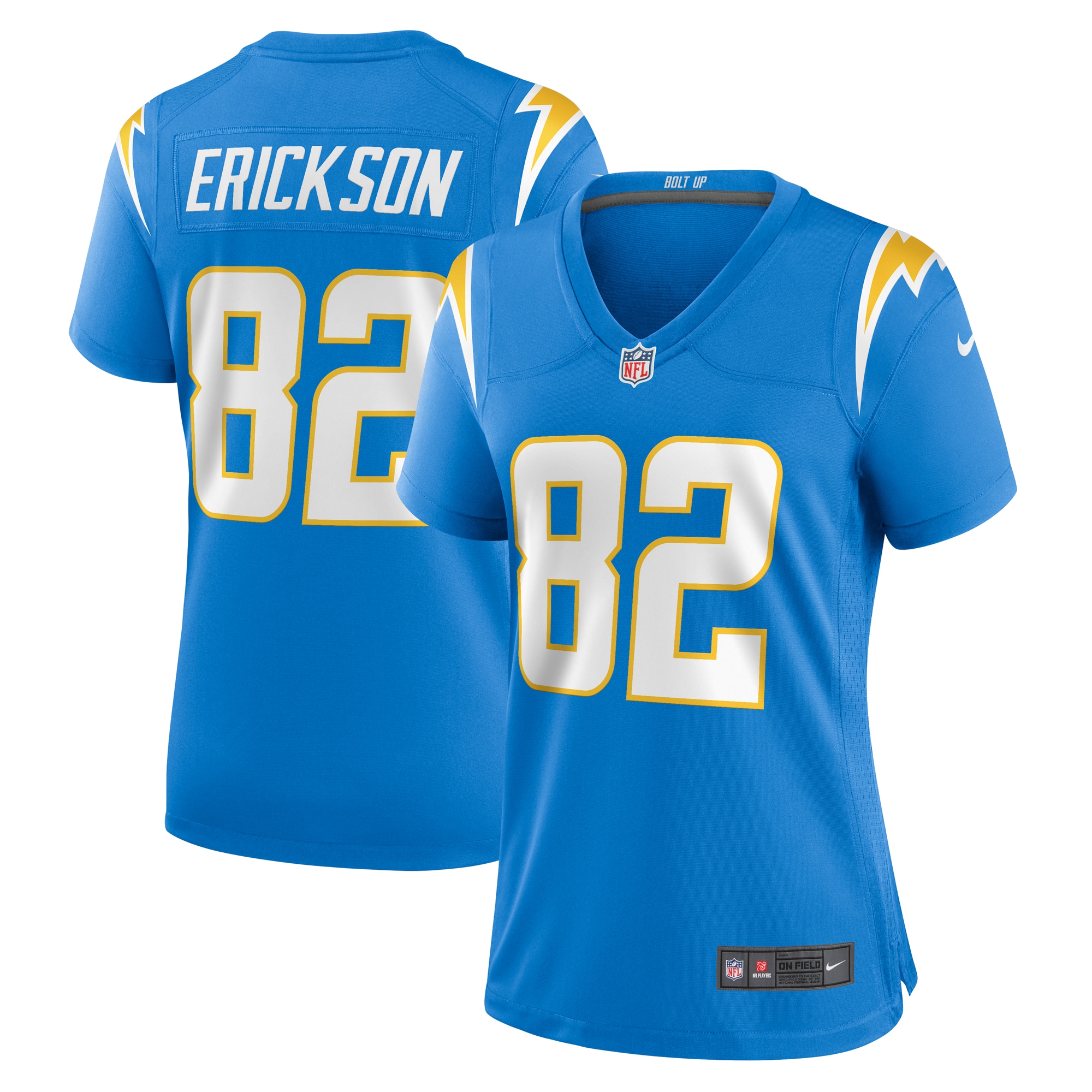 Alex Erickson Los Angeles Chargers Women's Team Game Jersey - Powder Blue - myjerseyhub