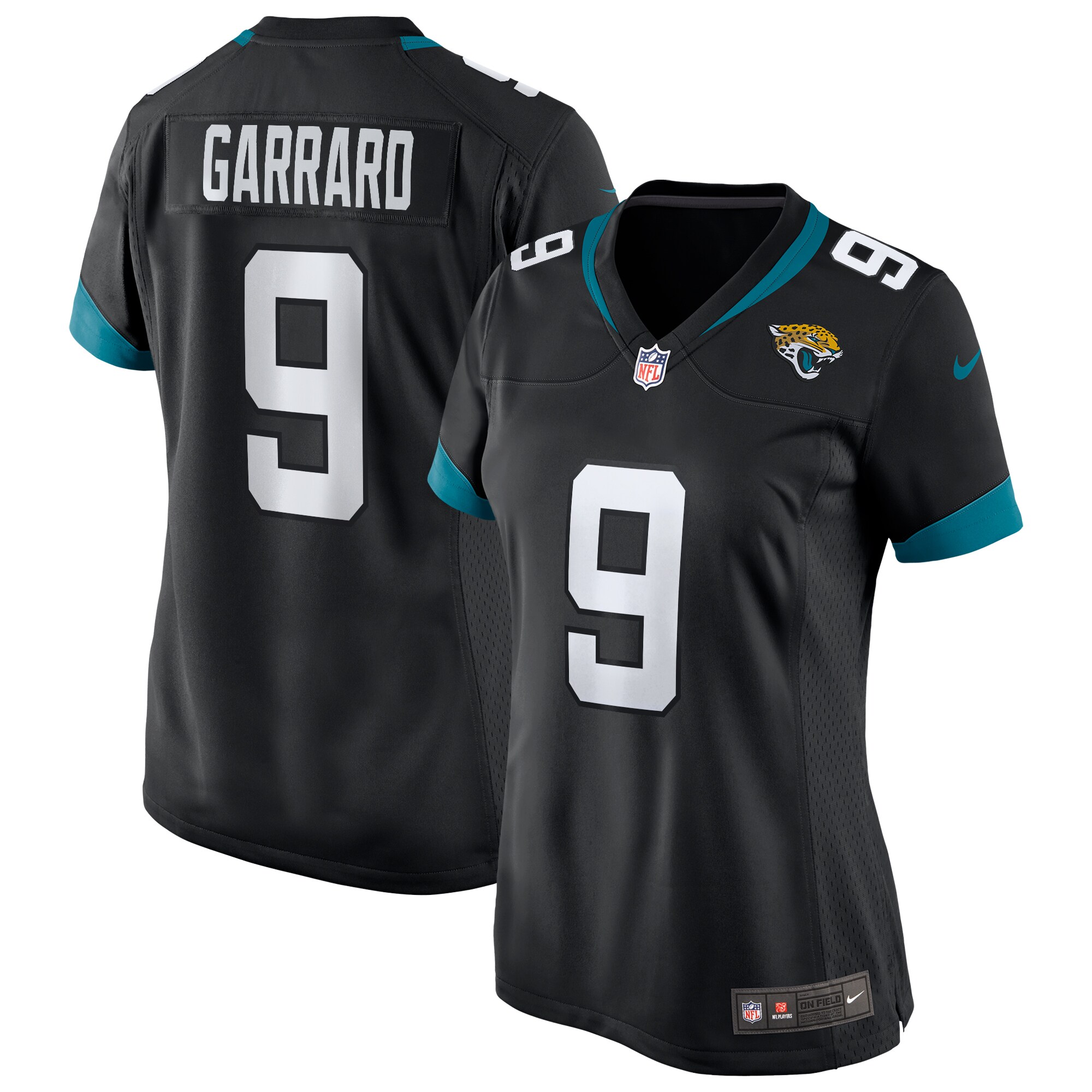 David Garrard Jacksonville Jaguars Women's Game Retired Player Jersey - Black - myjerseyhub