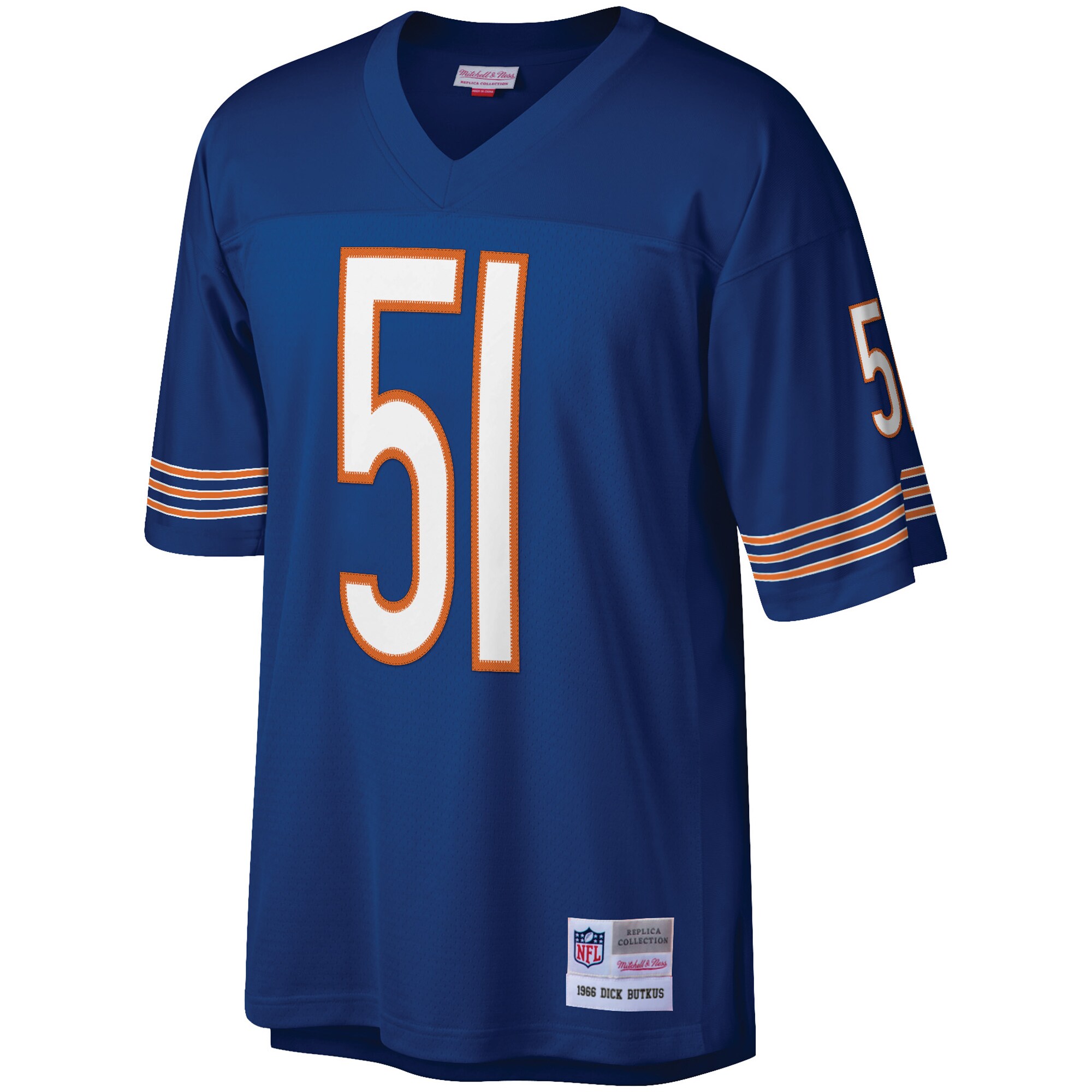 Dick Butkus Chicago Bears Mitchell & Ness Retired Player Legacy Replica Jersey - Navy - myjerseyhub