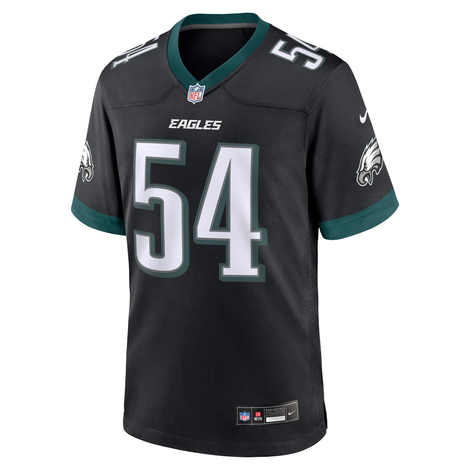 Jeremiah Trotter Jr. Philadelphia Eagles Alternate 2024 NFL Draft Game Jersey - Black - myjerseyhub