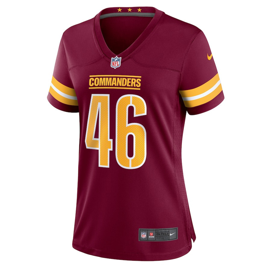 Brandon Bouyer-Randle 46 Washington Commanders Game Women Jersey - Burgundy - myjerseyhub